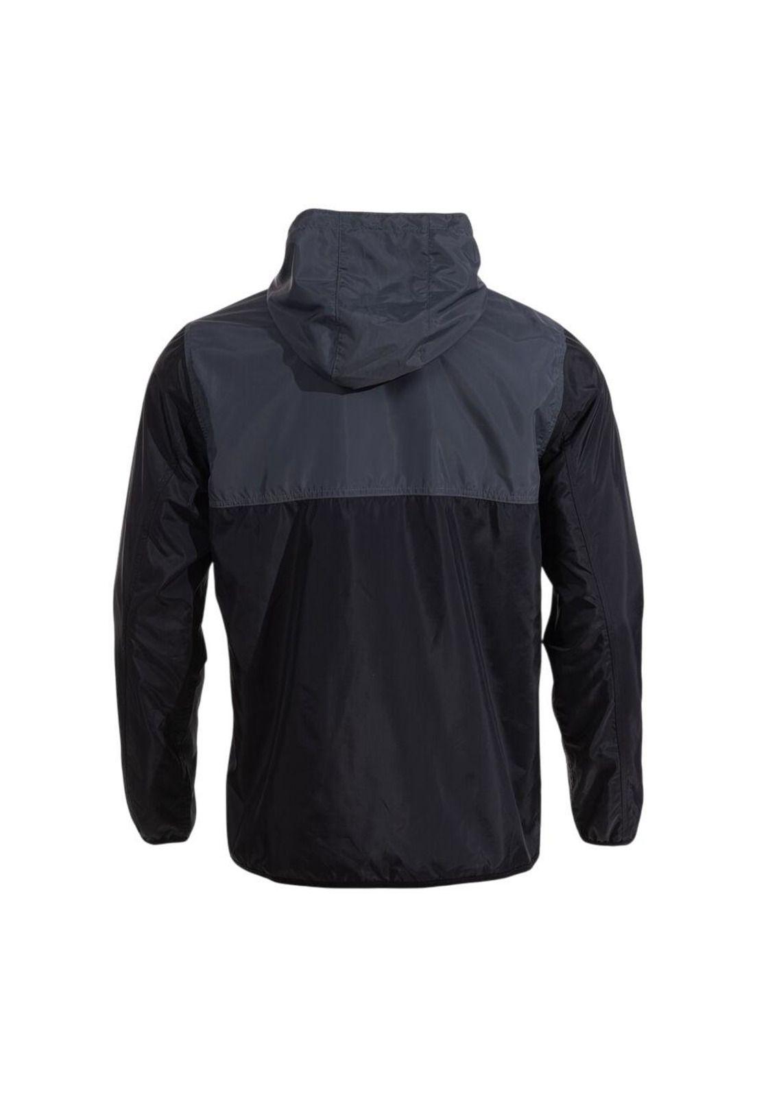 Chubasquero Deportivo Hombre Combi Negro Gris Joma-1