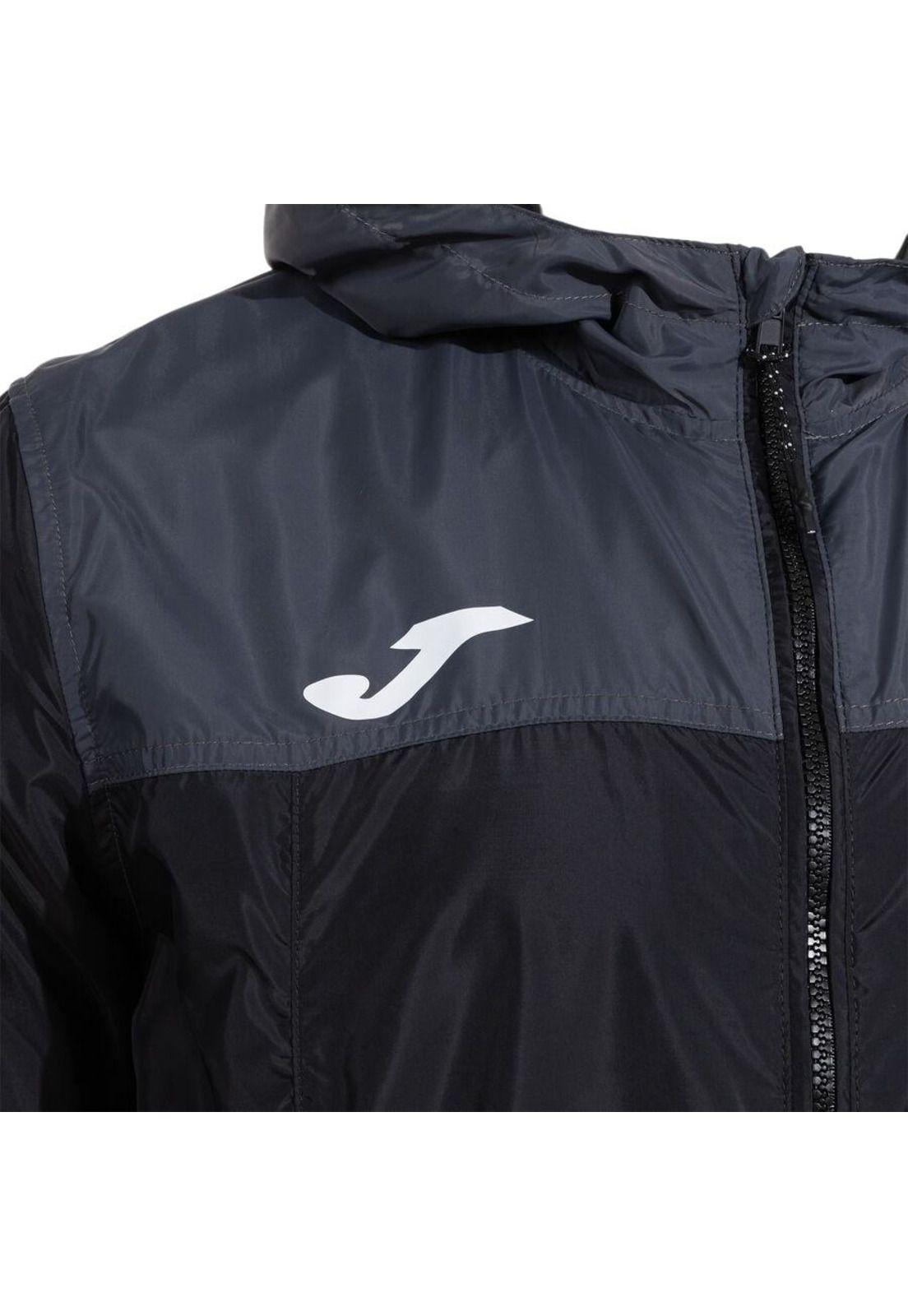 Chubasquero Deportivo Hombre Combi Negro Gris Joma-2