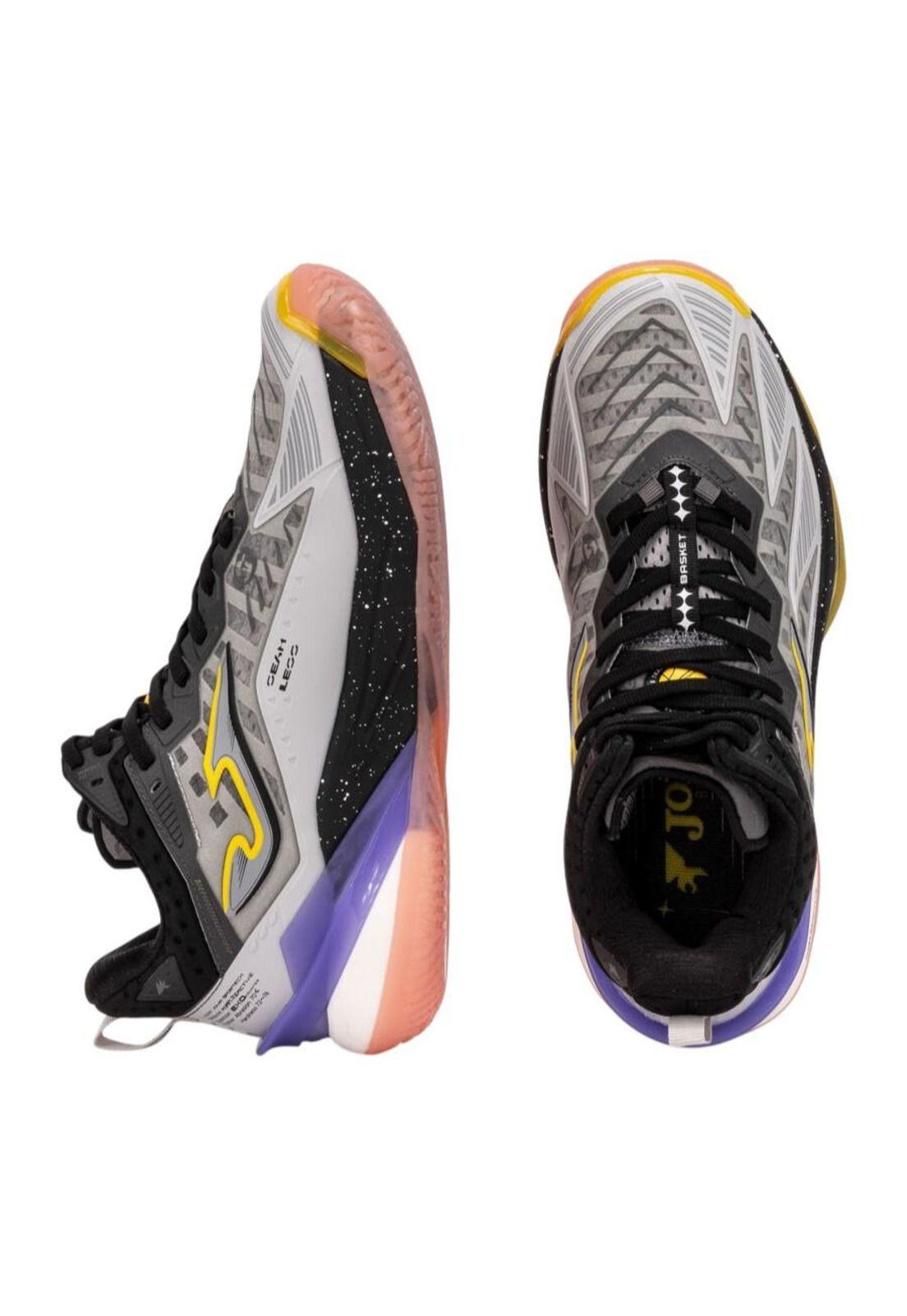 Zapatilla Básquetbol Hombre Lithium Gris Joma-2