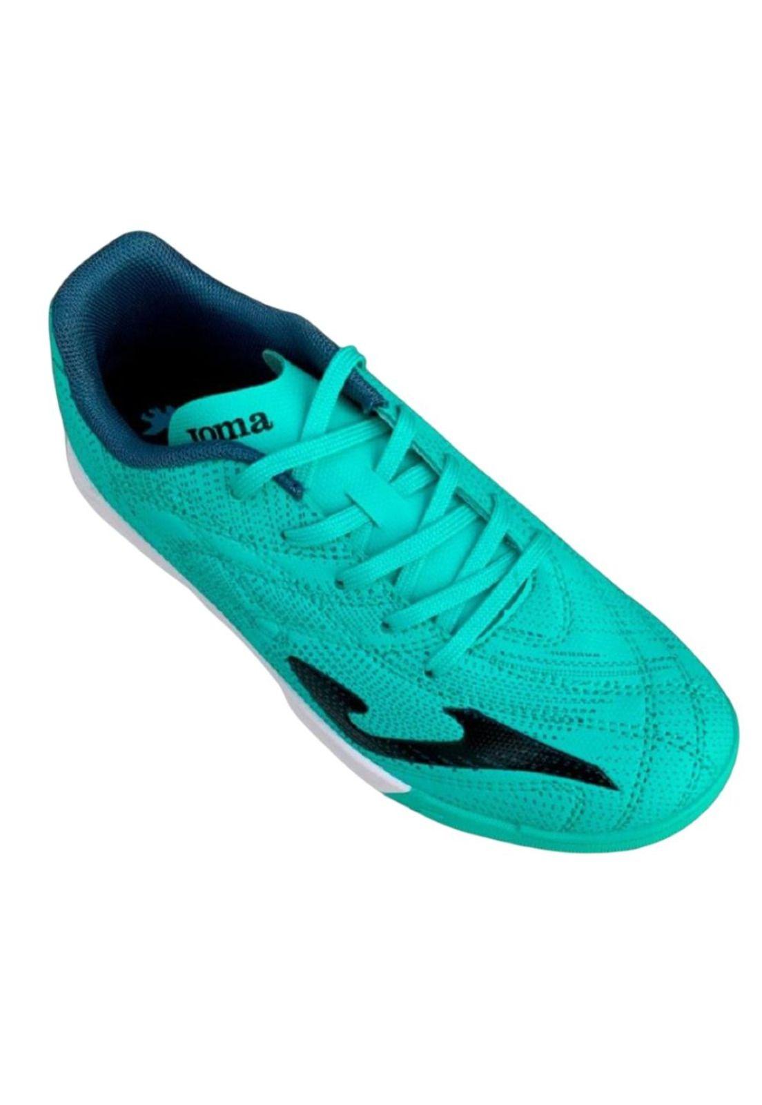 Zapatilla Fútbol Sala Kids Evolution Turquesa Joma-1
