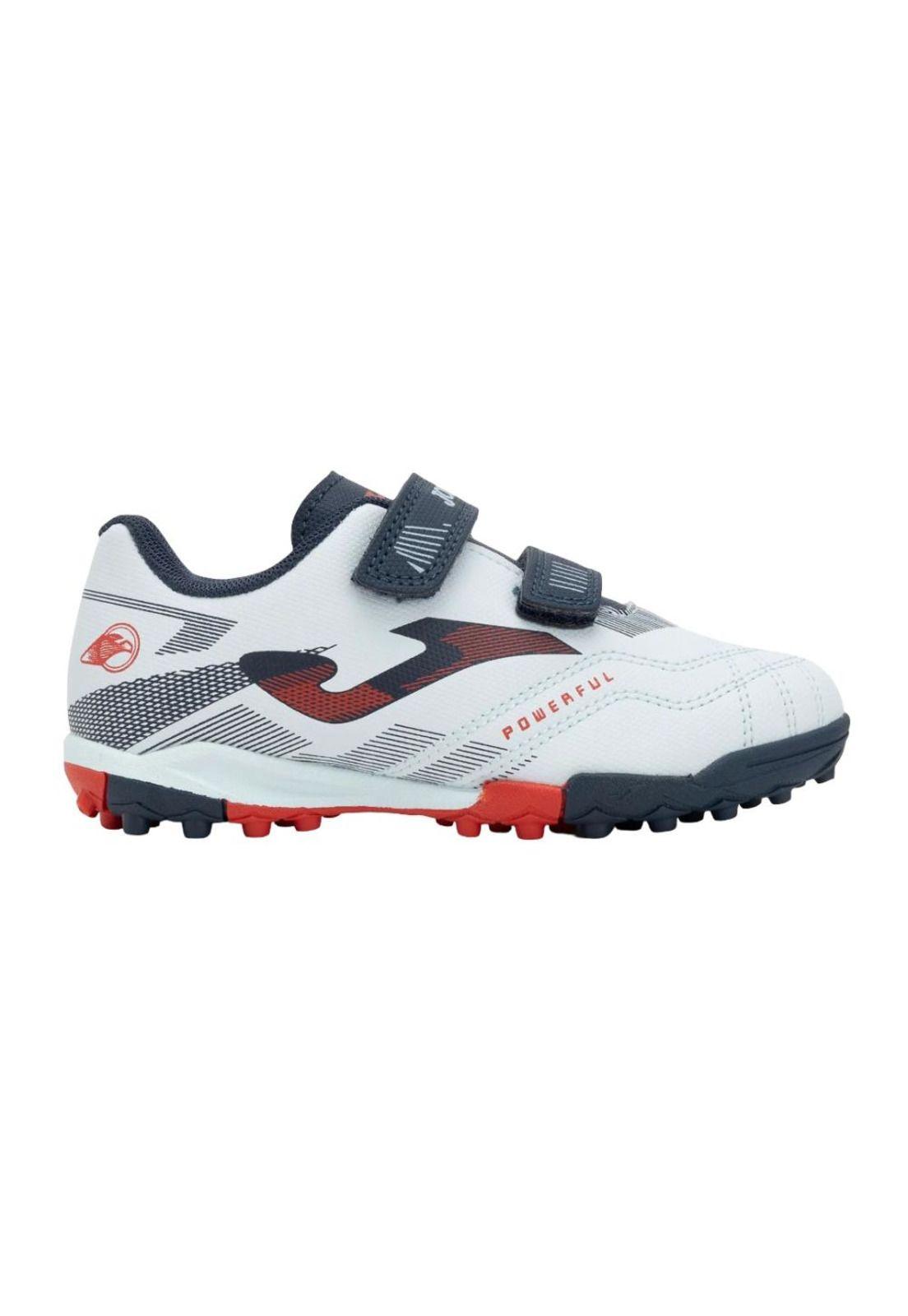 Zapatilla Fútbol Turf Kids Powerful Blanco Joma-0
