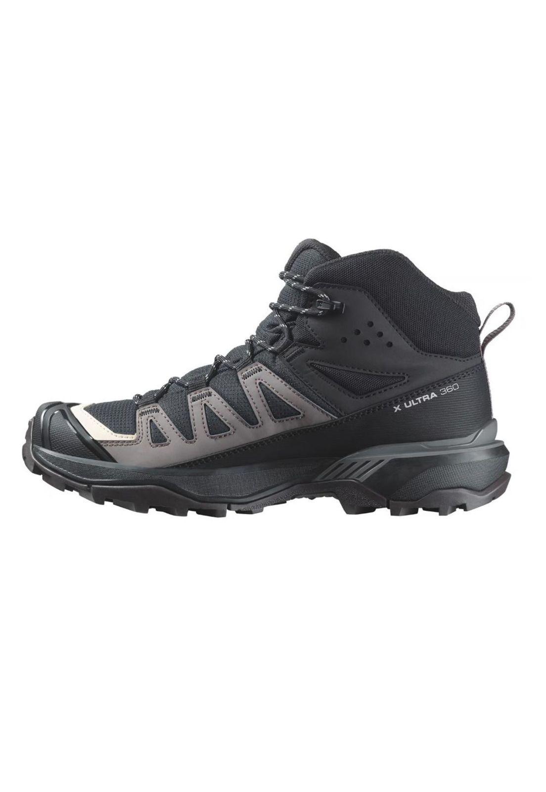Botín Mujer X Ultra 360 Mid Negro Salomon-2
