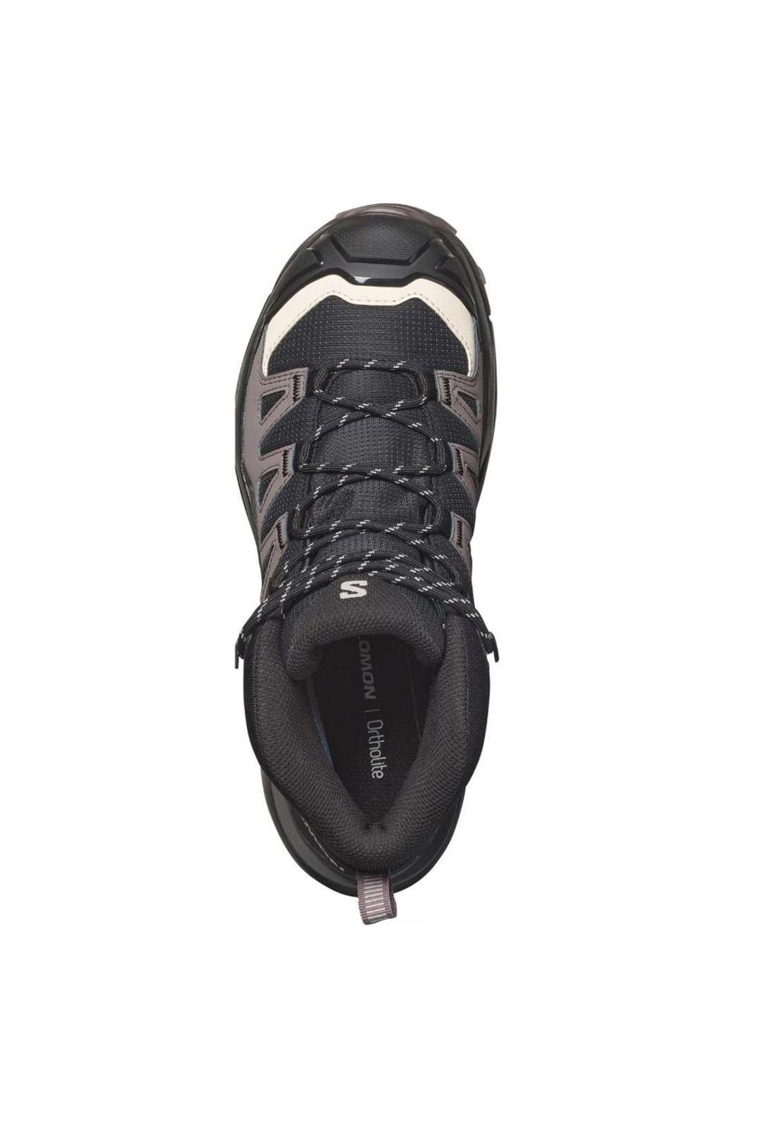 Botín Mujer X Ultra 360 Mid Negro Salomon-3