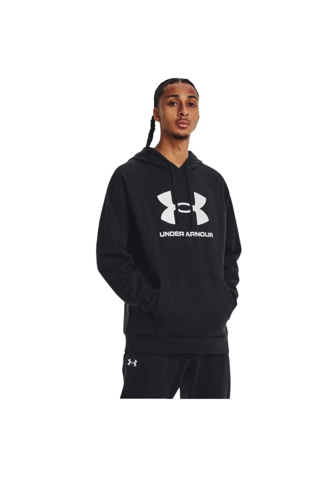 Polerón Hombre Rival Negro Under Armour-2