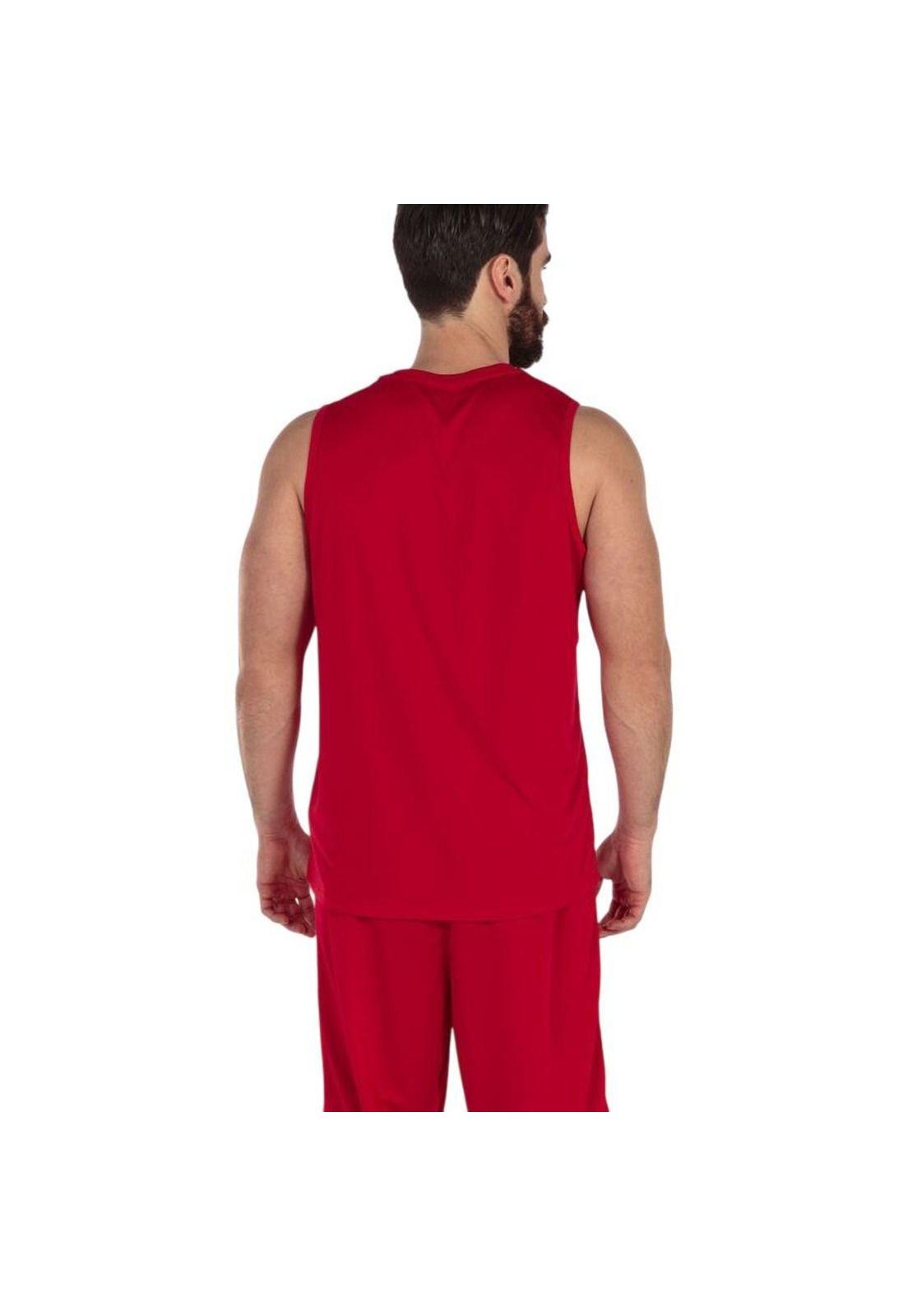 Polera Deportiva Hombre Combi Rojo Joma-1