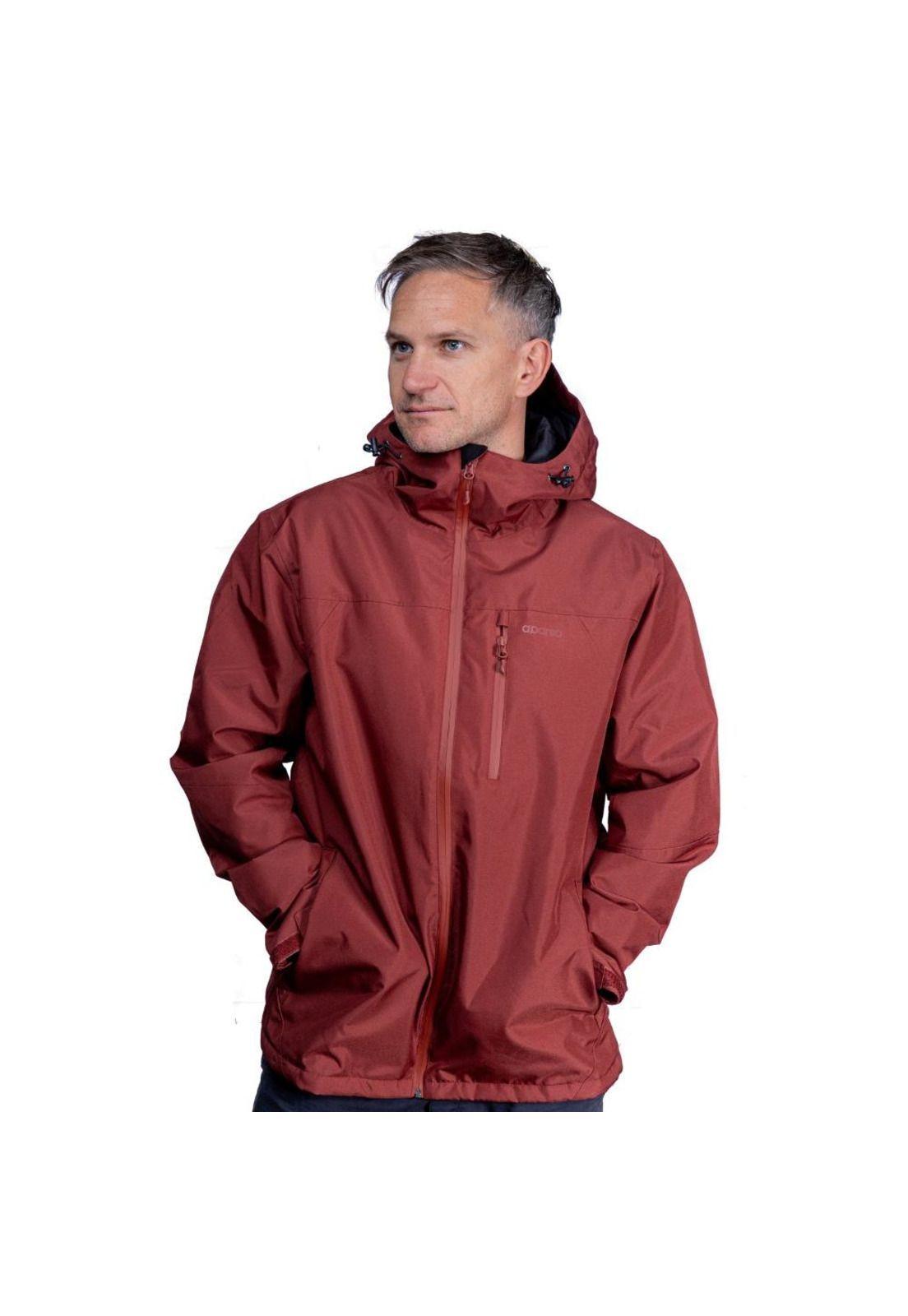 Chaqueta Impermeable Hombre Sirius Ladrillo Aparso-0