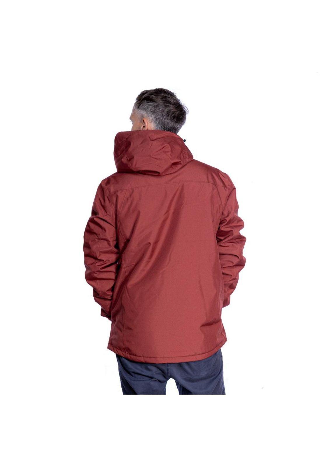 Chaqueta Impermeable Hombre Sirius Ladrillo Aparso-1
