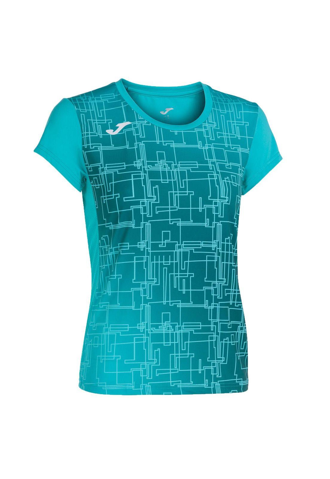 Polera Deportiva Mujer Elite VIII Turquesa Joma-1