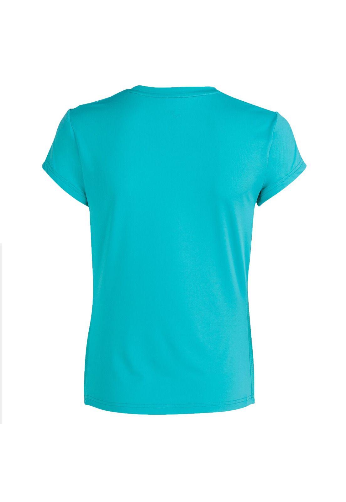 Polera Deportiva Mujer Elite VIII Turquesa Joma-2