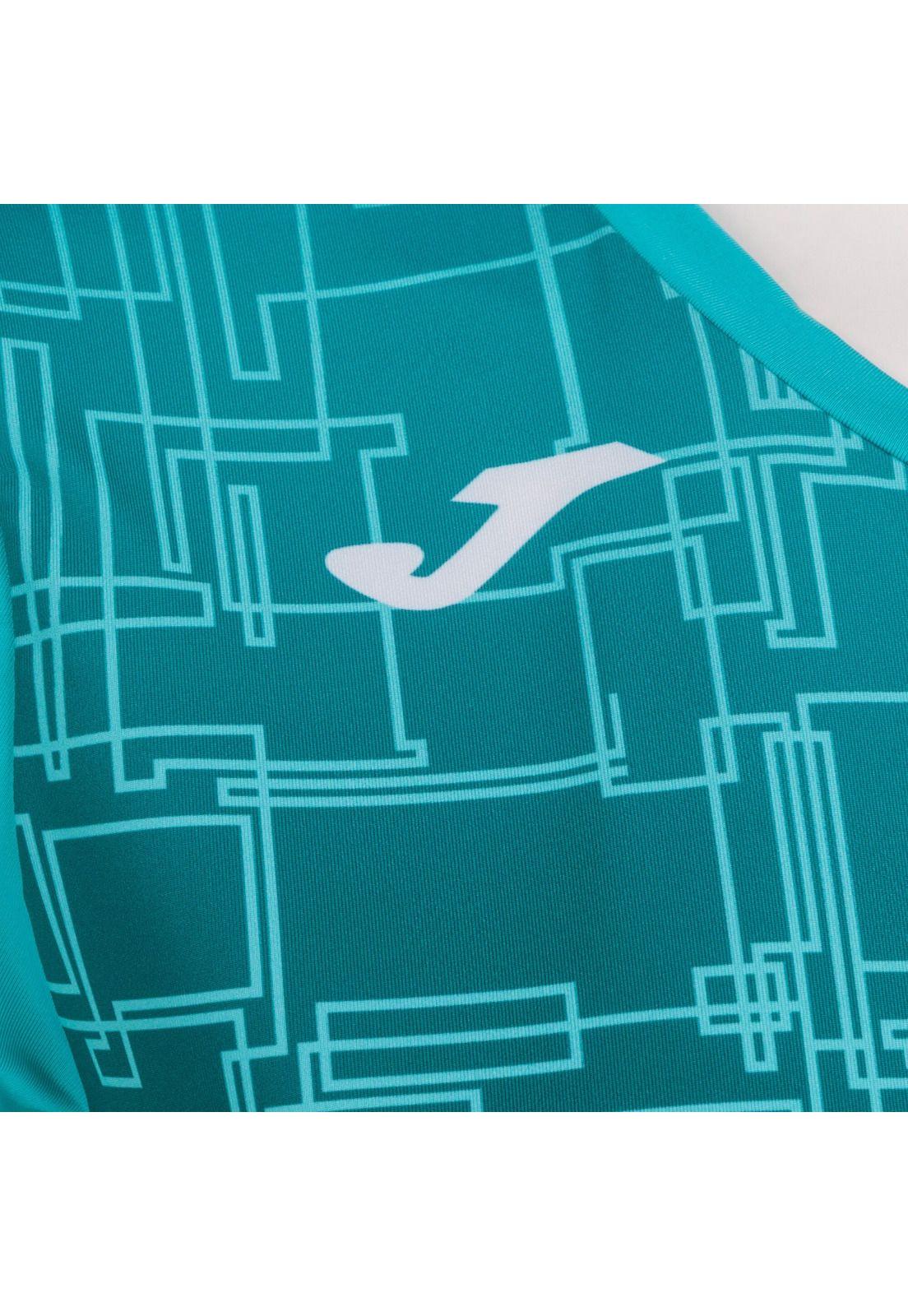 Polera Deportiva Mujer Elite VIII Turquesa Joma-3