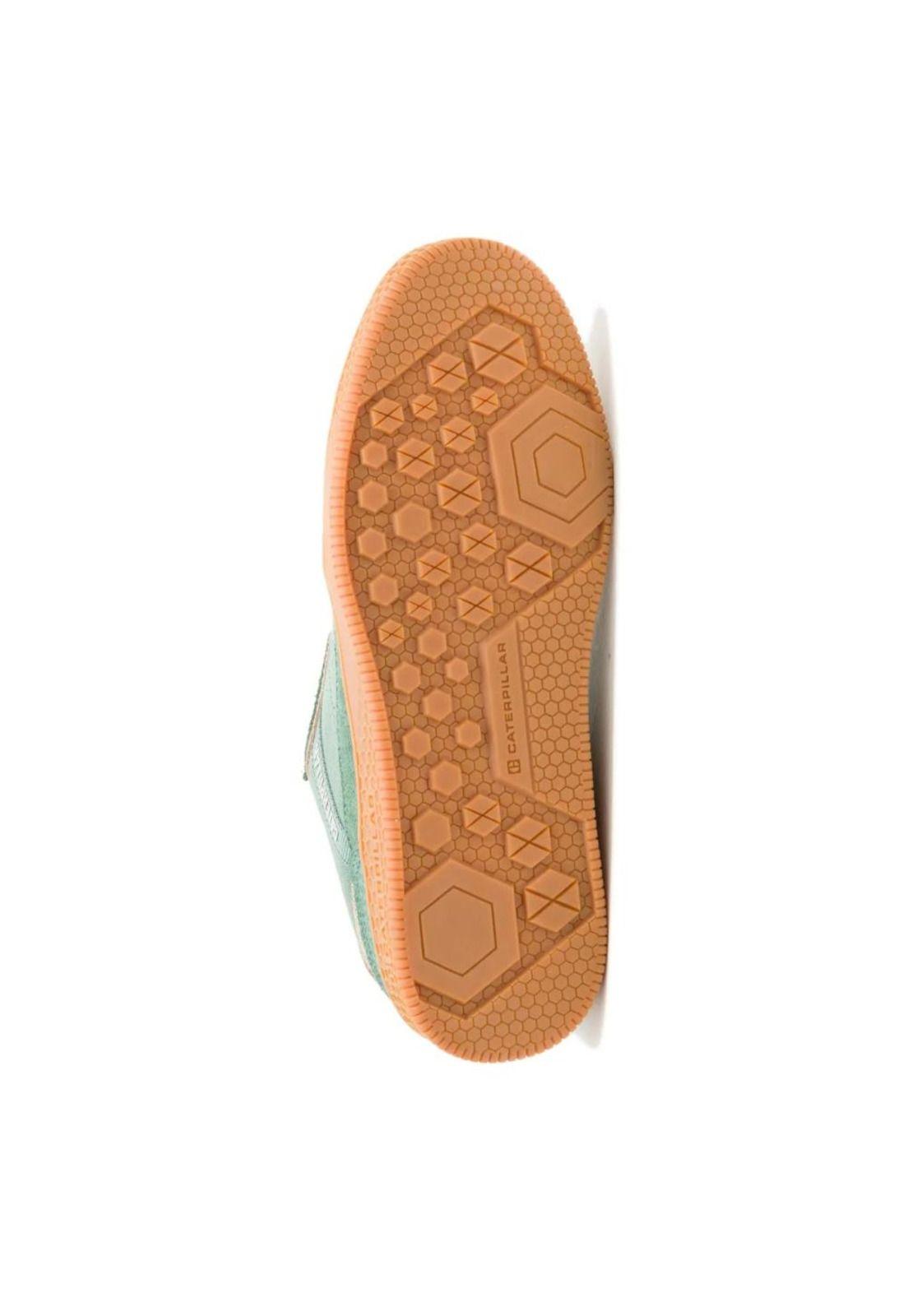 Zapatilla Hombre Pause Retro Canvas Verde Cat-3