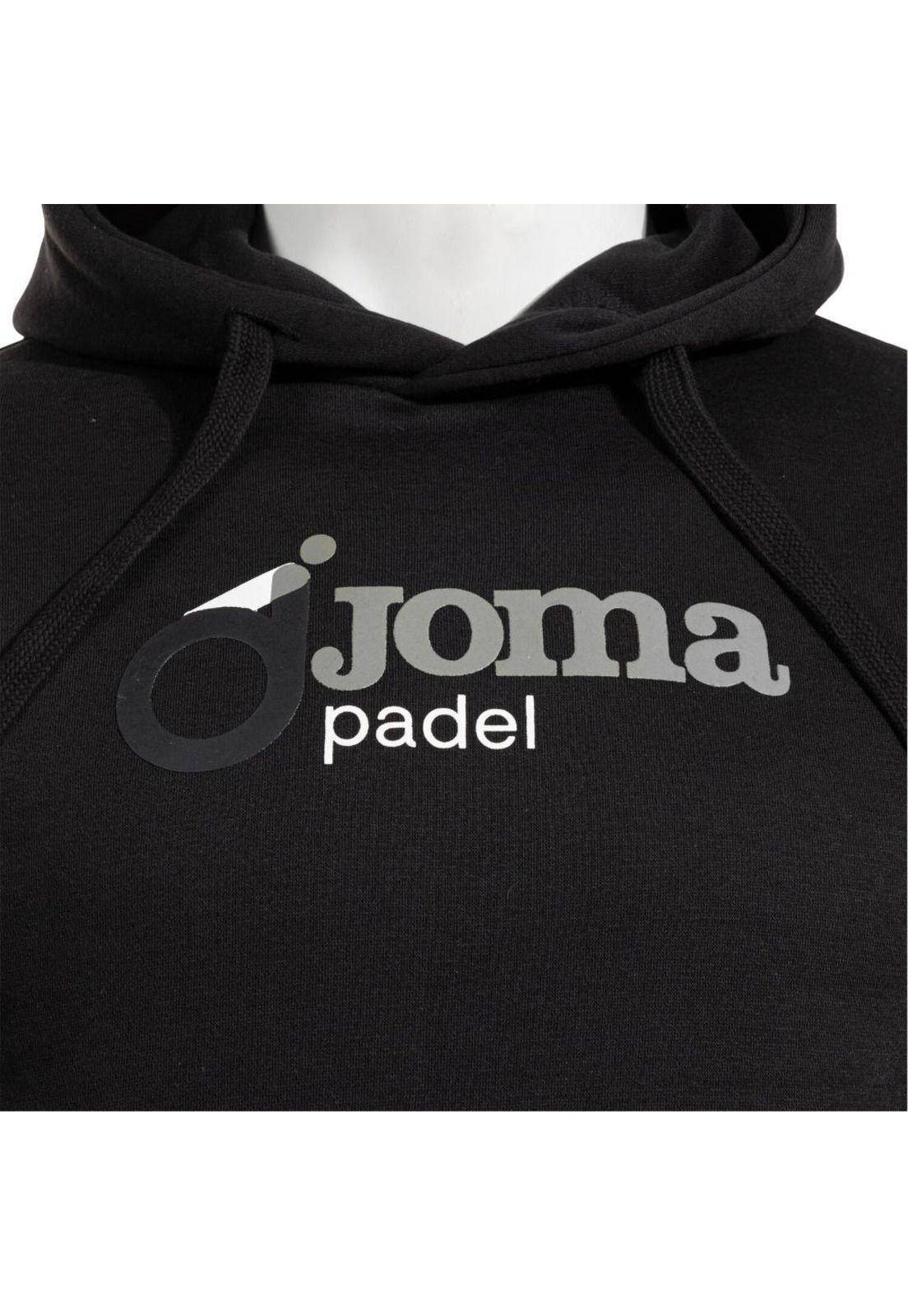 Polerón Hoodie Hombre Torneo Royal Negro Joma-4