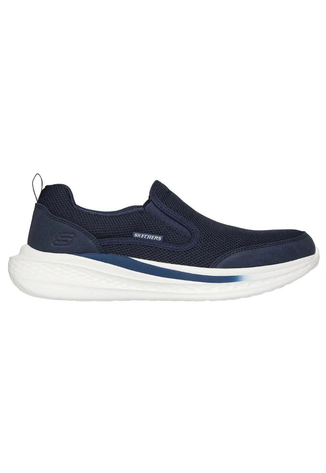 Zapatilla Hombre Slade Lucan Azul Skechers-1