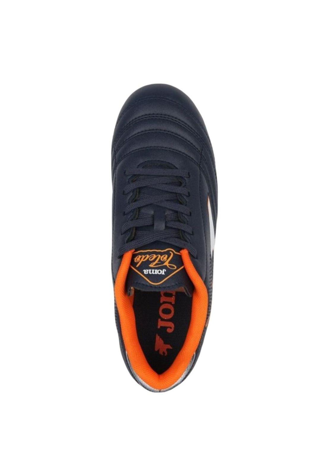 Zapatilla Fútbol  FG Kids Toledo Azul Marino Joma-2