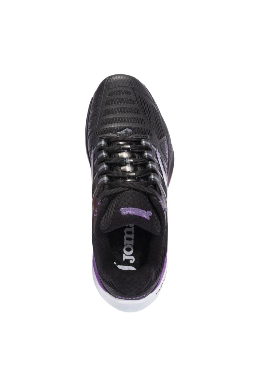 Zapatilla Pádel Mujer Open 24 Negro Joma-2