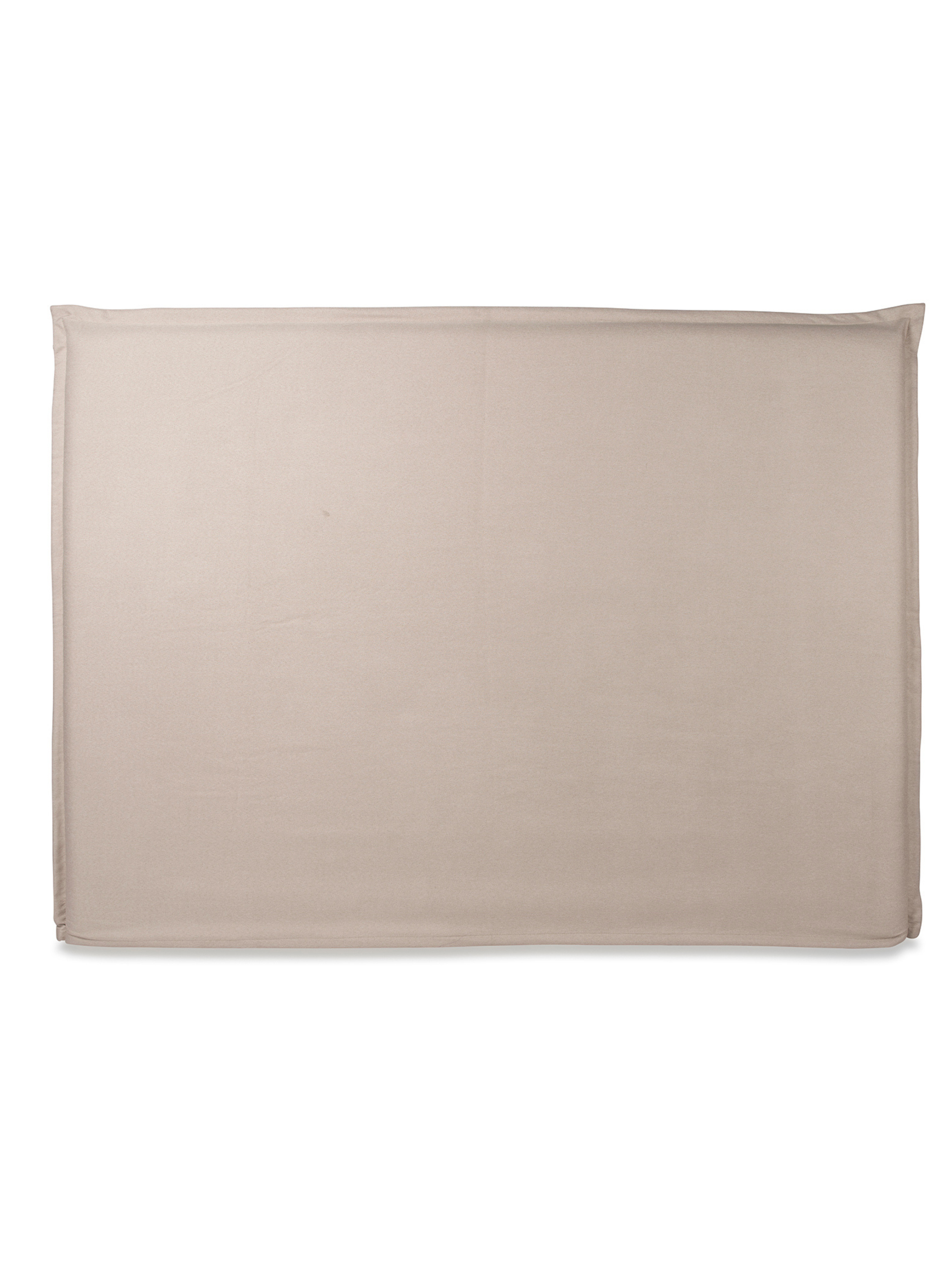 RESPALDO DE CAMA - 2 PLAZAS - CON FUNDA LAVABLE - MODELO PESTAÑA - LINO BAHIA BEIGE-2