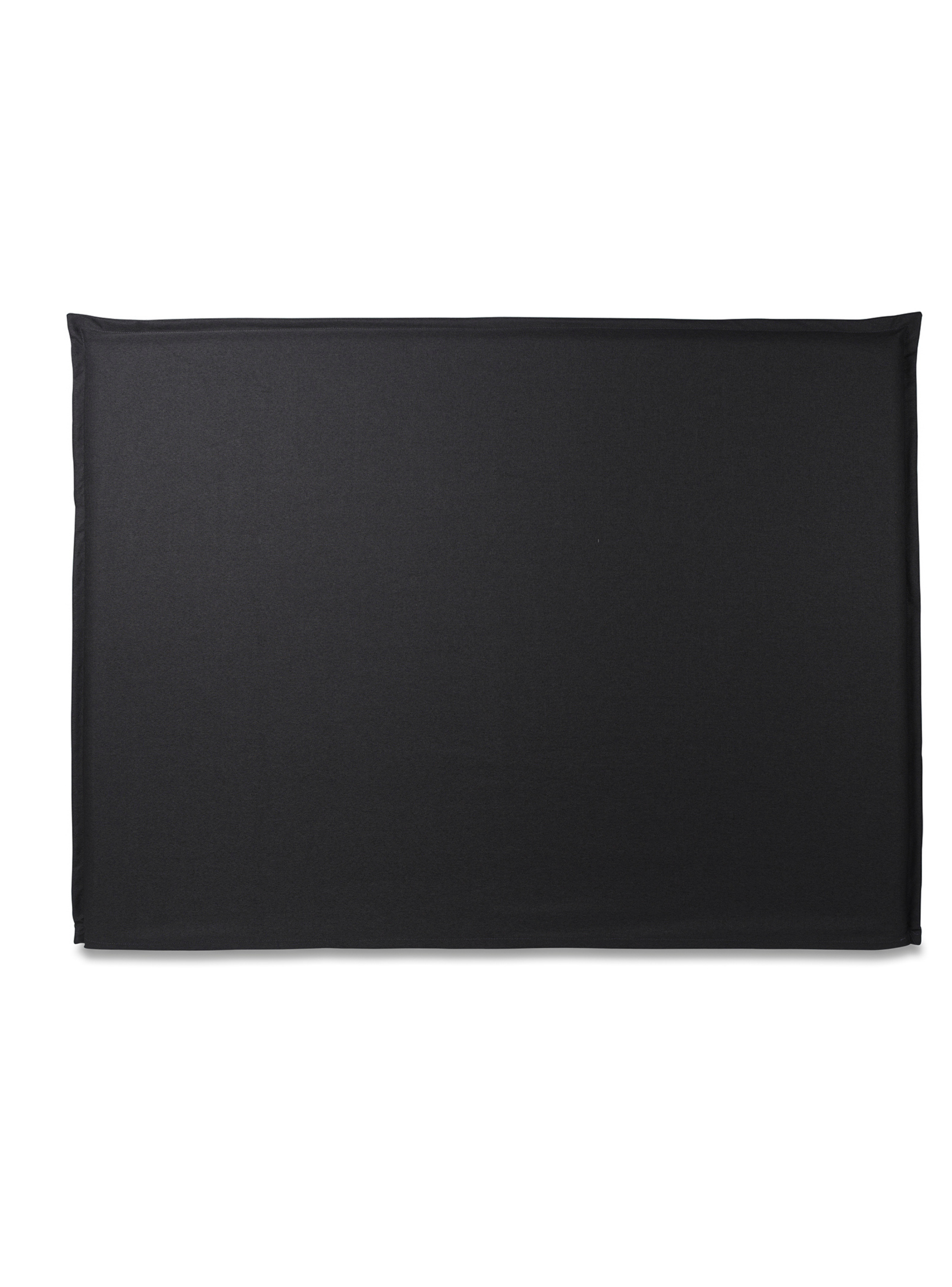 RESPALDO DE CAMA - PLAZA Y MEDIA - CON FUNDA LAVABLE - MODELO PESTAÑA - LINO BAHIA GRIS-2