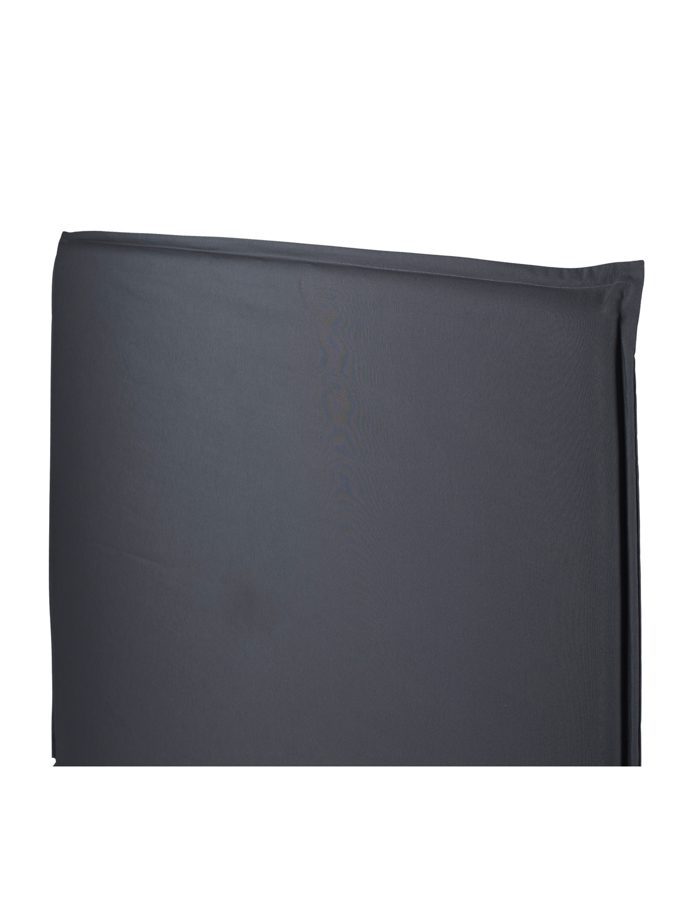 RESPALDO DE CAMA - 2 PLAZAS - CON FUNDA LAVABLE - MODELO PESTAÑA - LINO BAHIA GRIS-2
