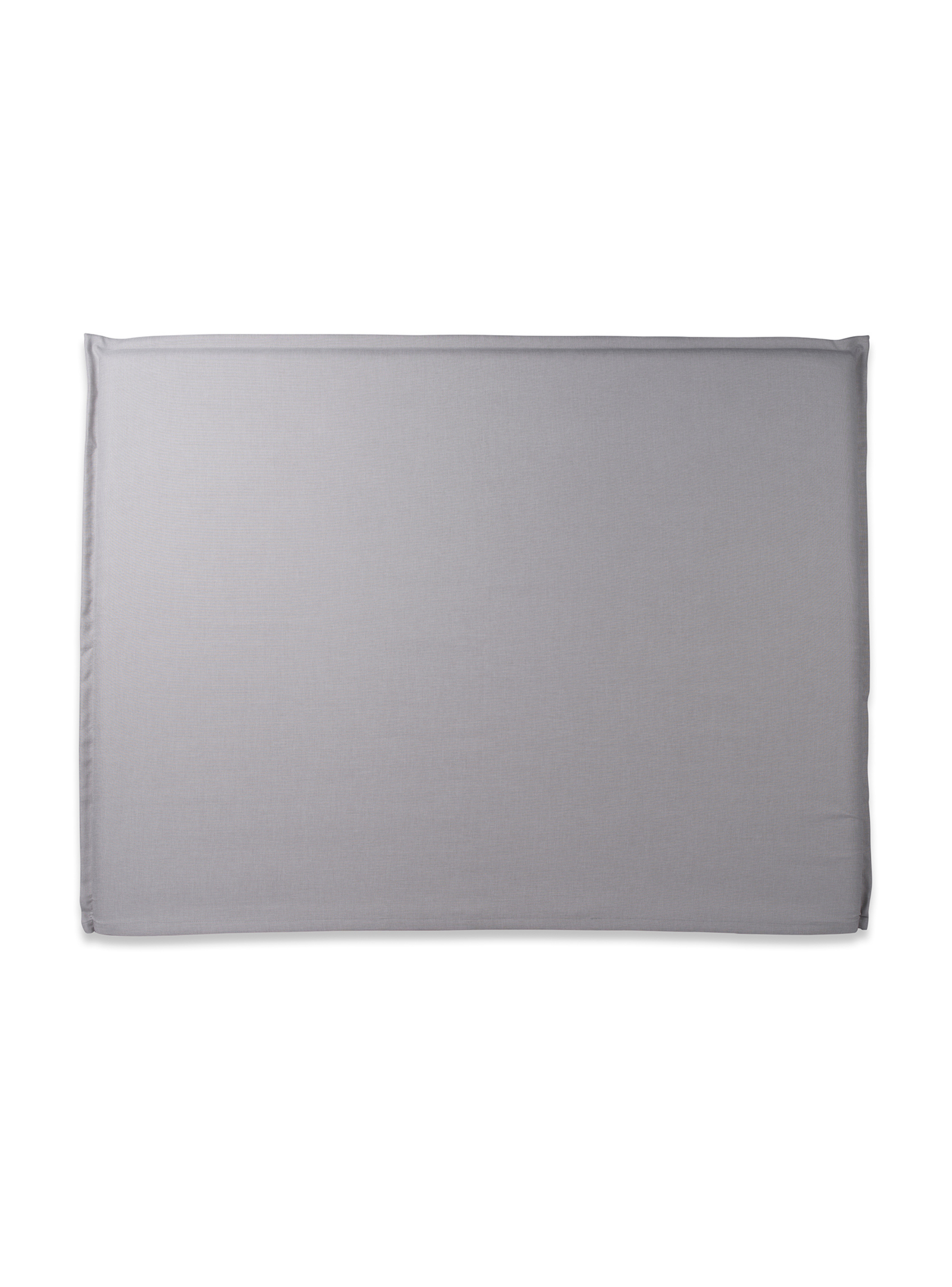 RESPALDO DE CAMA - 2 PLAZAS - CON FUNDA LAVABLE - MODELO PESTAÑA - LINO KAL GRIS-2