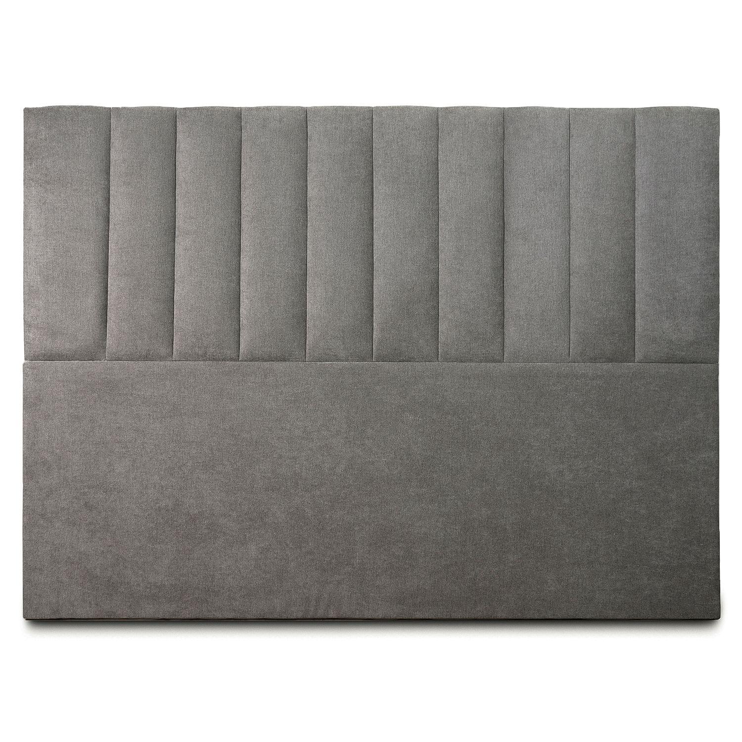 RESPALDO TUBULAR - KING - VELVET GRIS-2