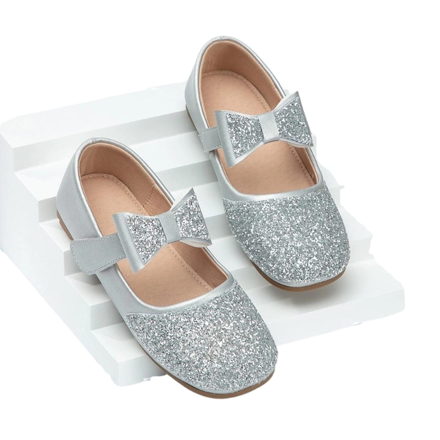 Zapatos Mary Jane Brillante con Diseño de Lazo-3
