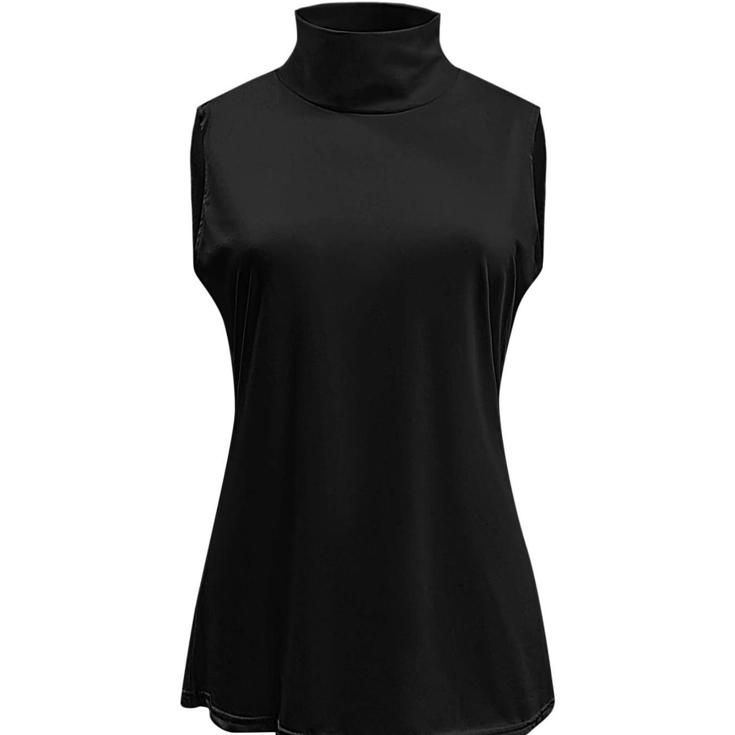 Polera sin mangas cuello Beattle Shein Exclusive-2