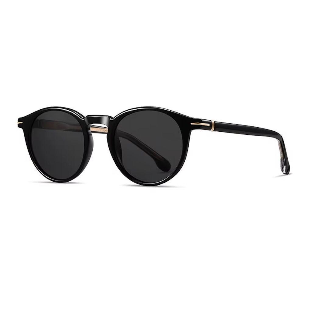Lentes De Sol Sh51023 Redondo Unisex Polarizado Tr90 Uv400 Redondo-0
