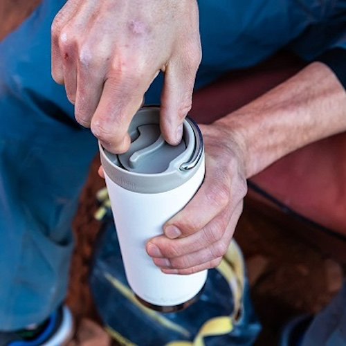 Botella Térmica TKWide Klean Kanteen 473 Ml Naranja pastel-3