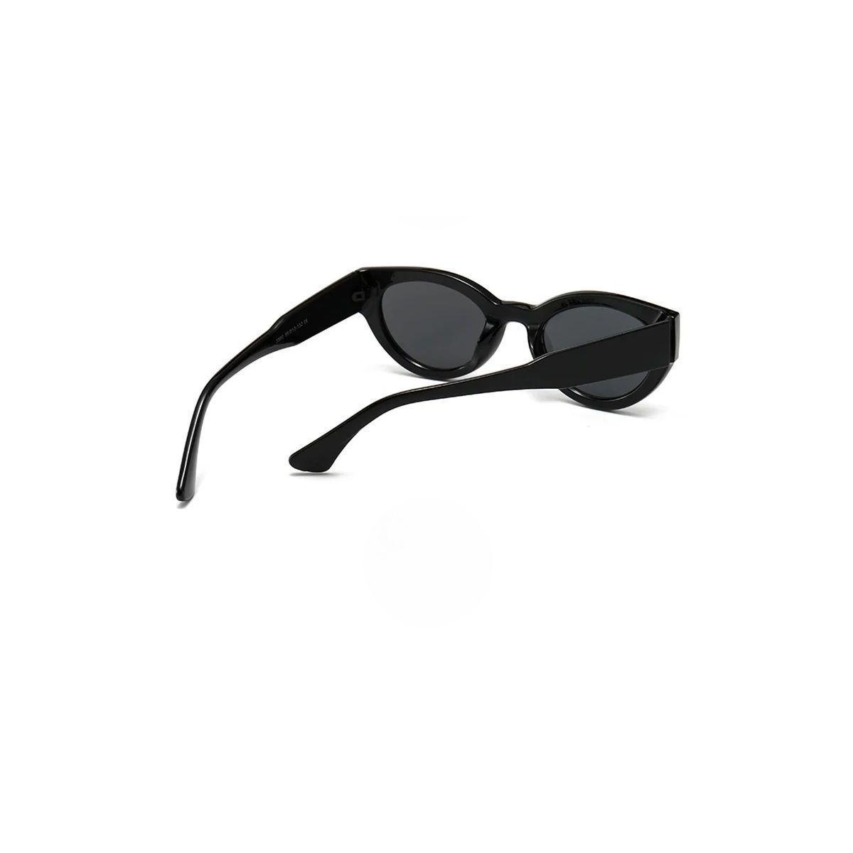 Lentes De Sol Sh09161 Ojo De Gato Retro Mujer Uv Resina Negro-2
