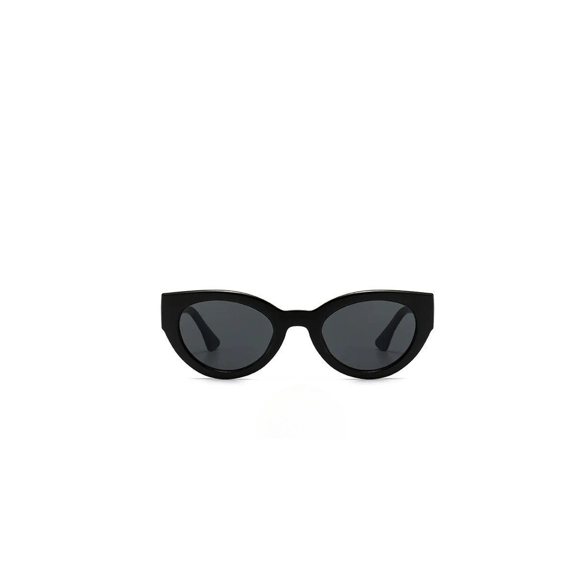 Lentes De Sol Sh09161 Ojo De Gato Retro Mujer Uv Resina Negro-0