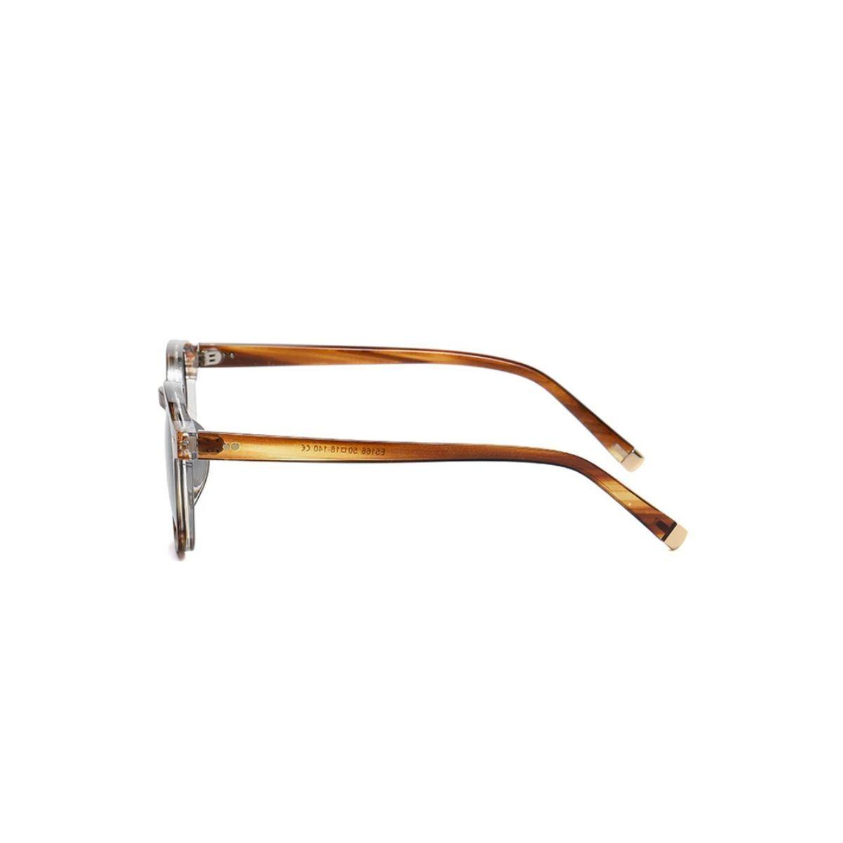Lentes De Sol Sh403089 Cuadrado Polarizado Uv Resina Café-2