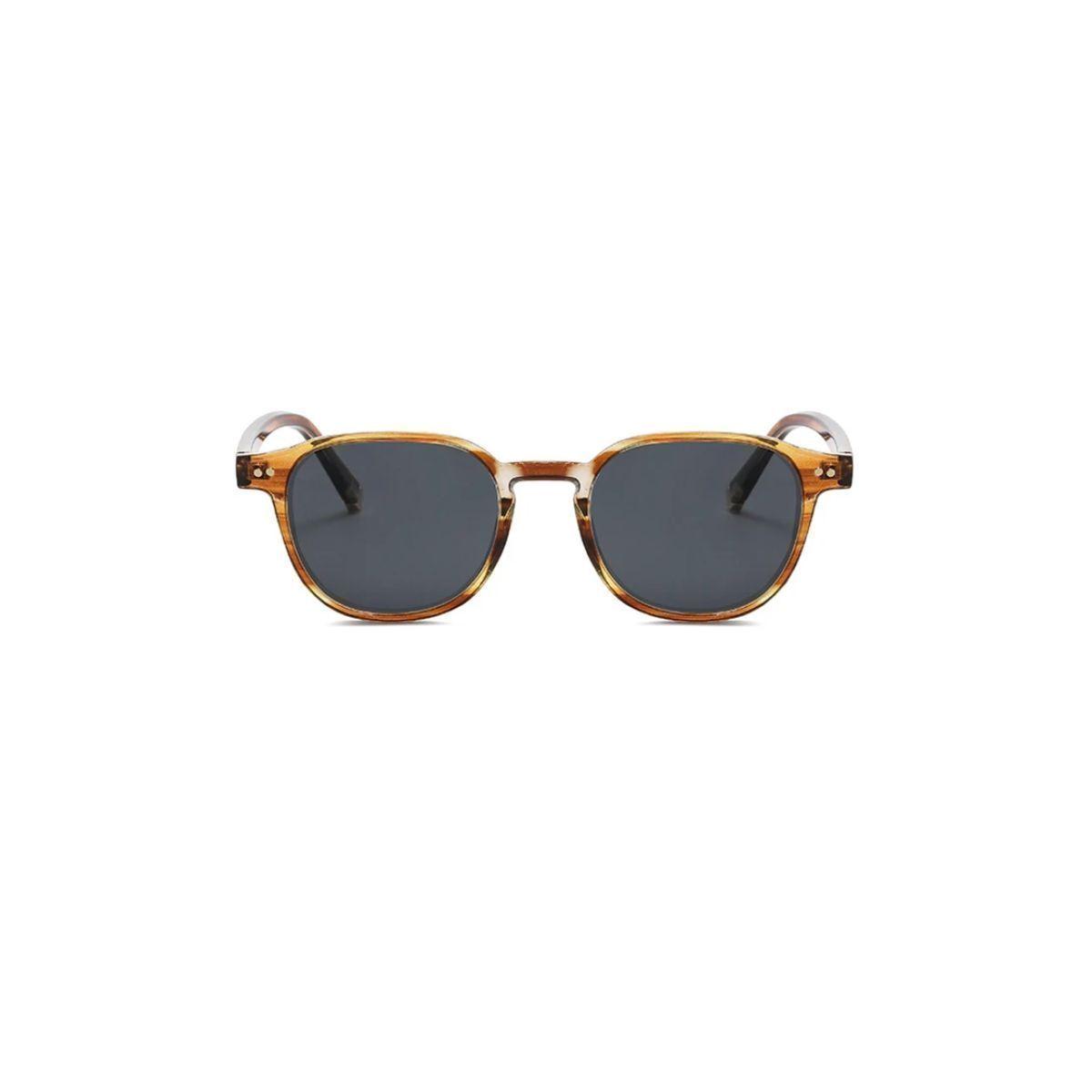 Lentes De Sol Sh403089 Cuadrado Polarizado Uv Resina Café-1