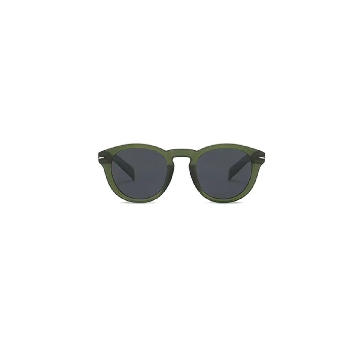 Lentes De Sol Sh211147 Redondo Polarizado Uv Resina Verde-1
