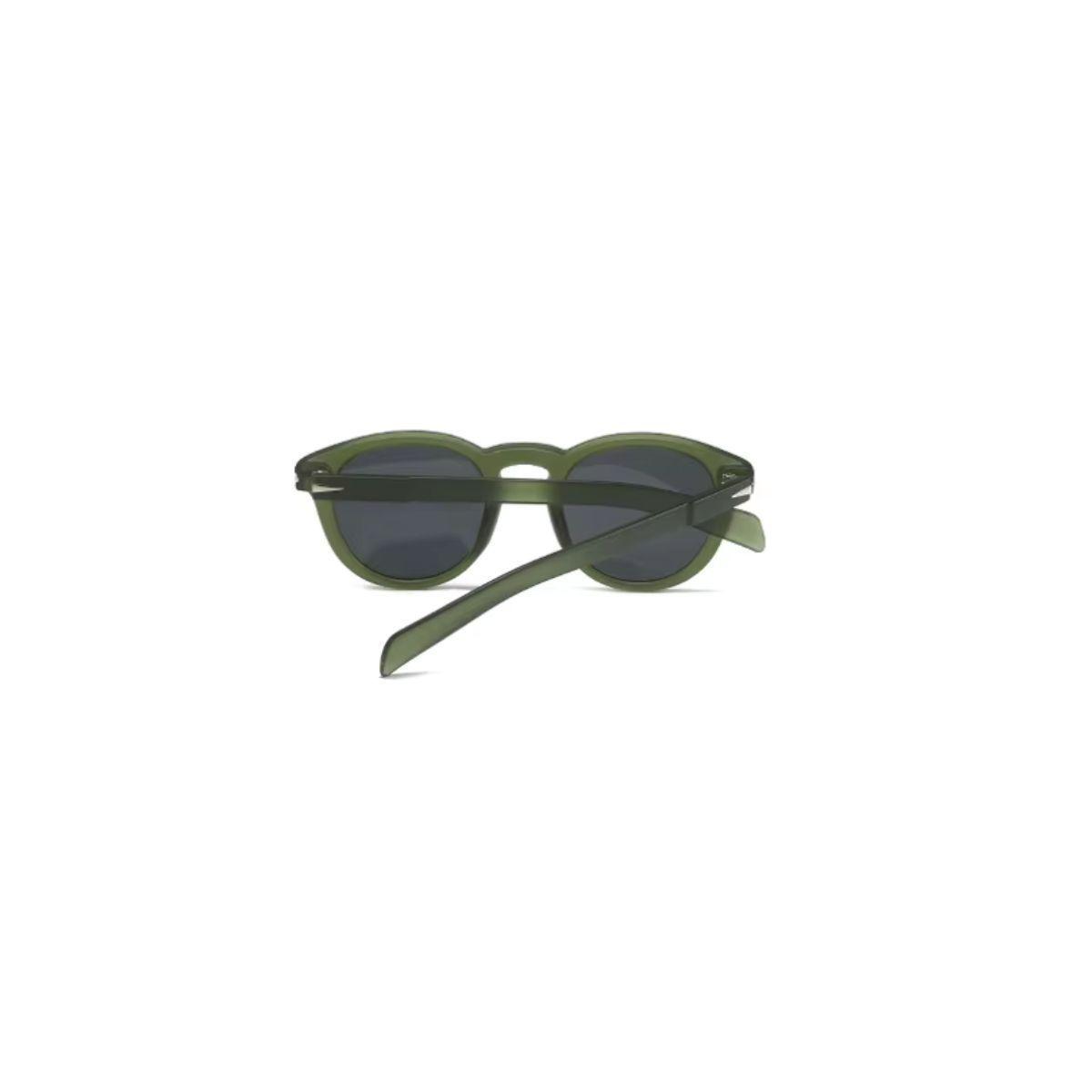 Lentes De Sol Sh211147 Redondo Polarizado Uv Resina Verde-2