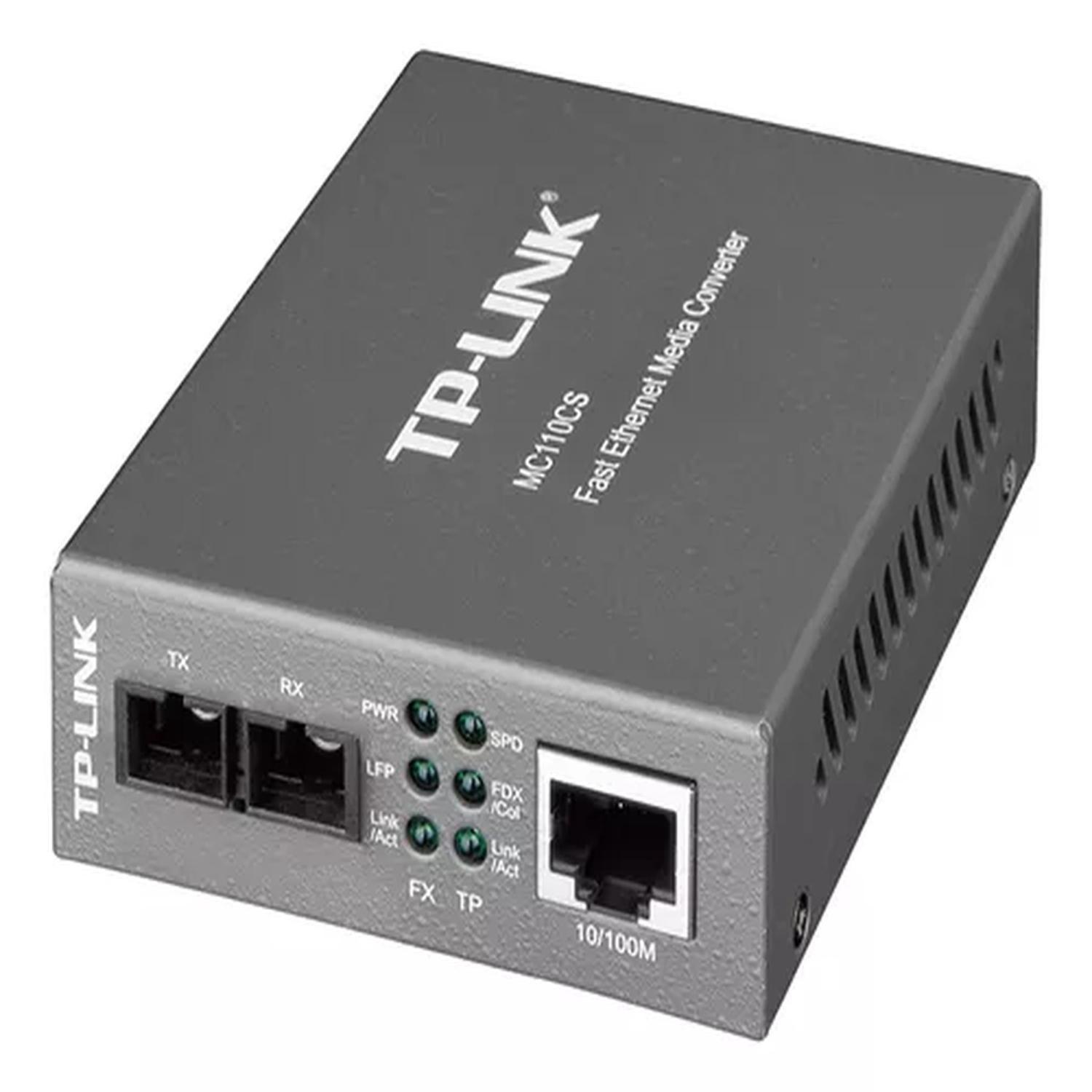 Conversor De Medios Monomodo A 10/100 Mbps Tp-link Mc110cs-0