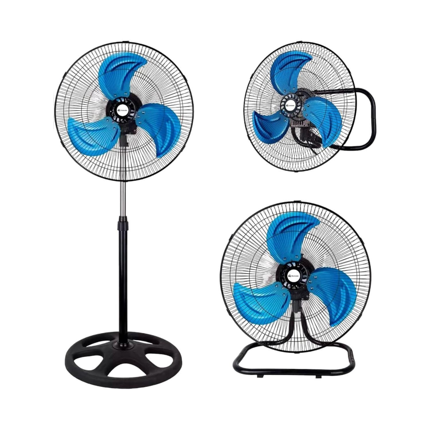 Ventilador Pedestal Muro 18" Metalico Triple-0