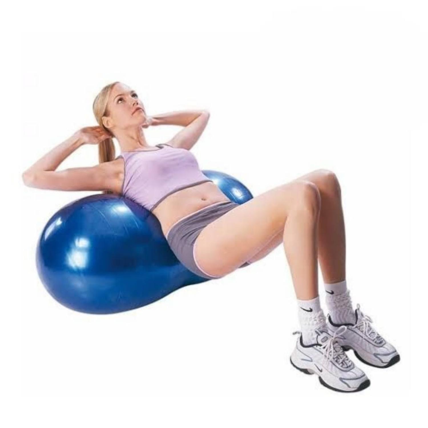 Pelota Pilates Maní 90x45cm Inflador-0