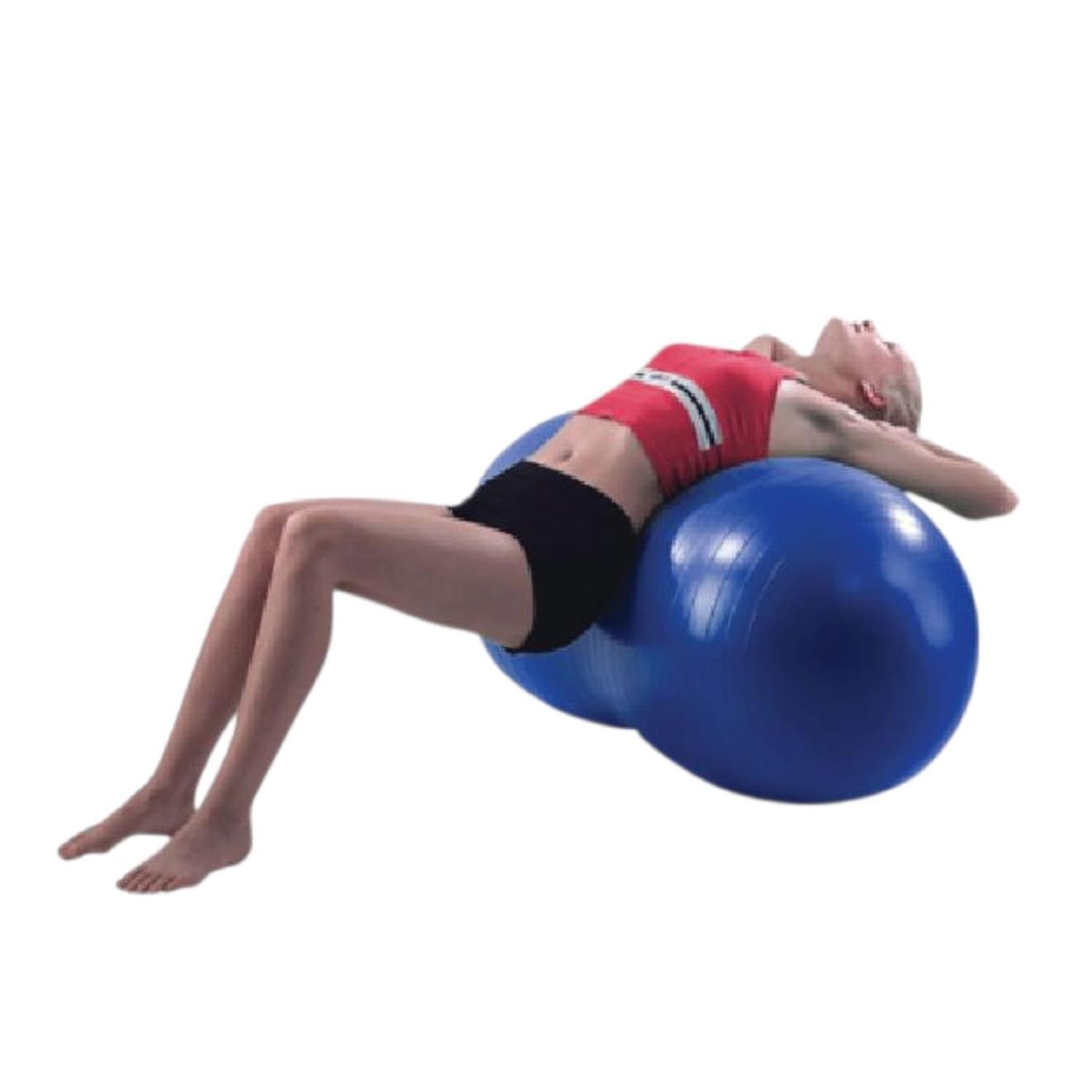 Pelota Pilates Maní 90x45cm Inflador-4