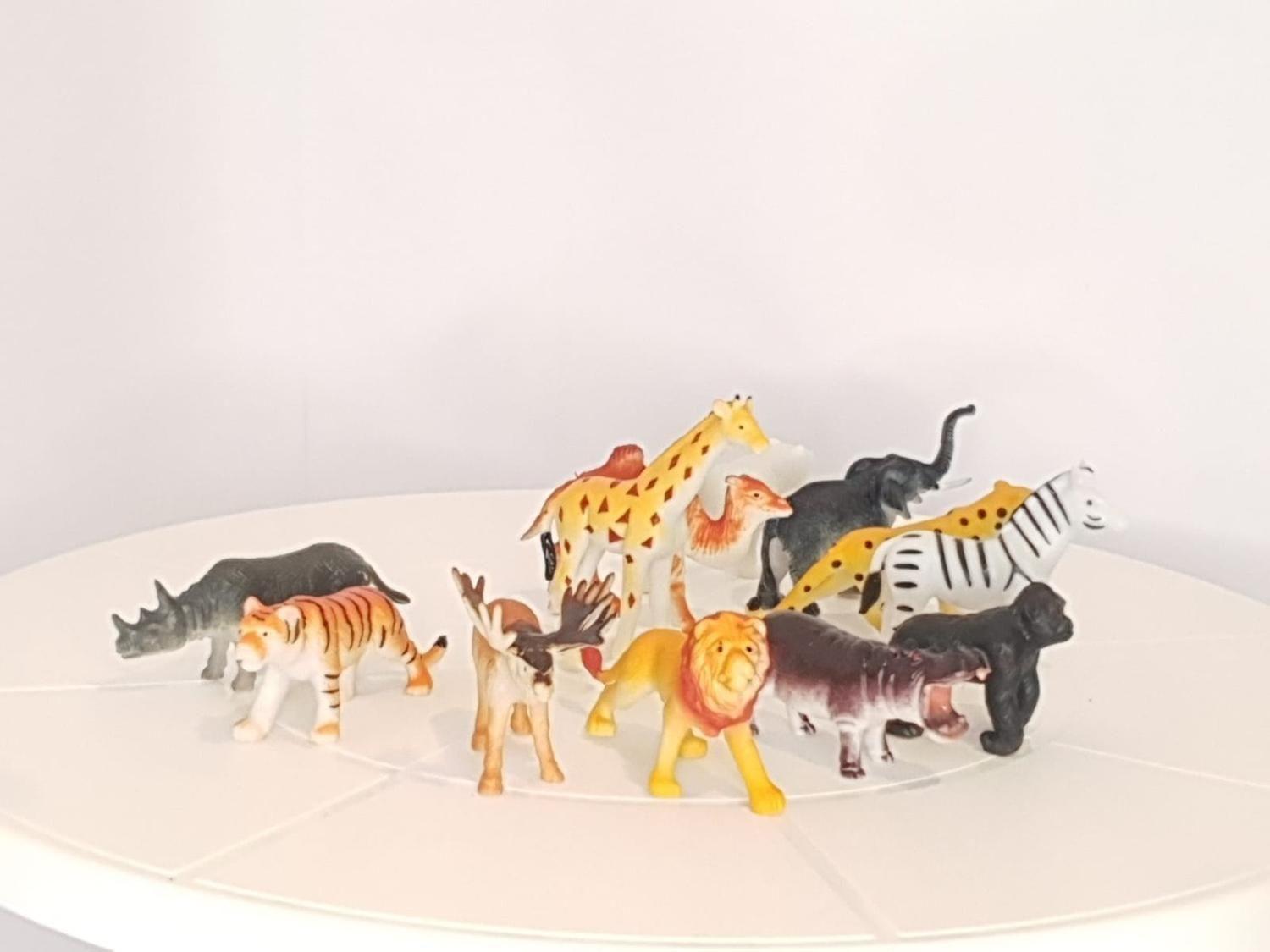 Figuras Set 12 Animales Selva Exclusivos Ii S-3
