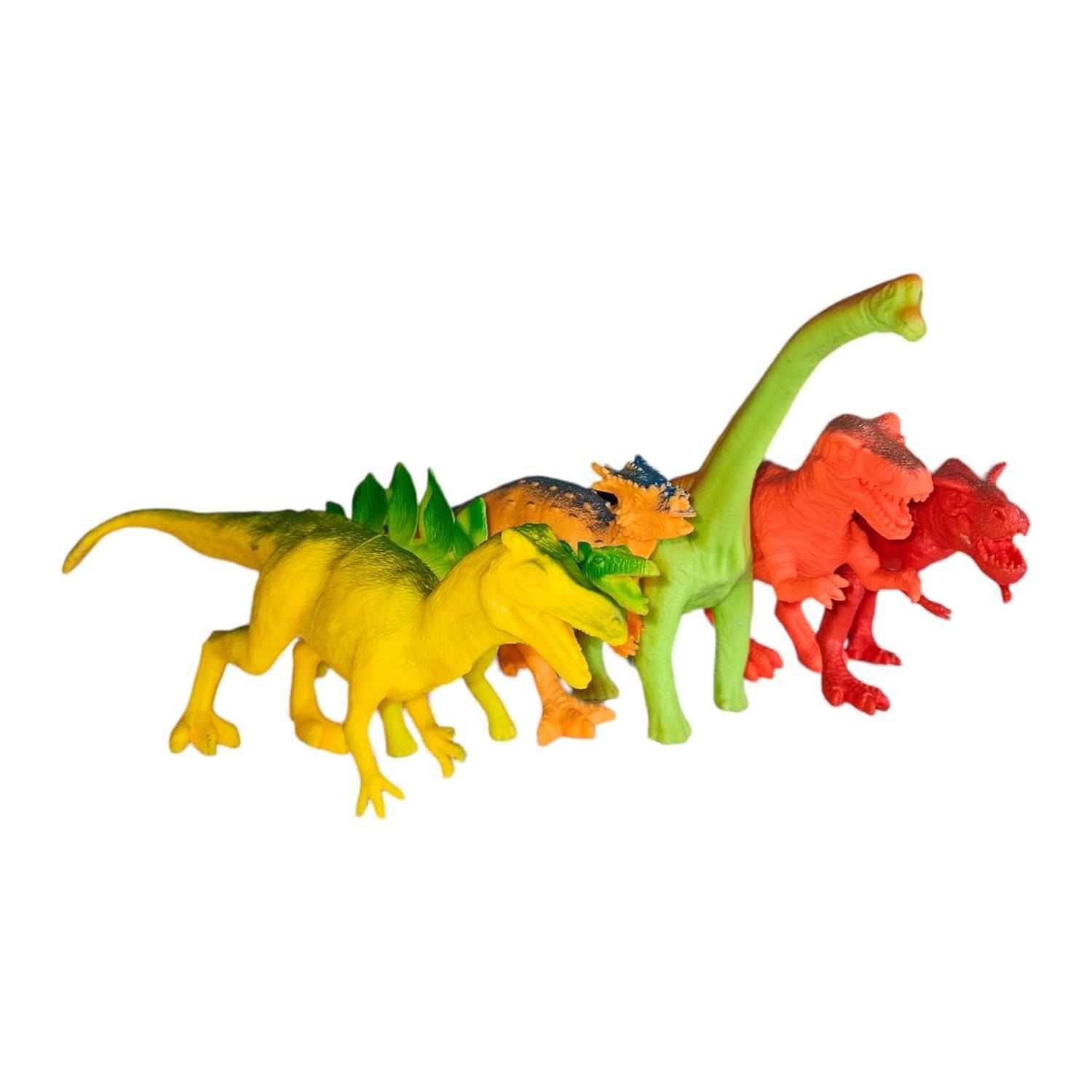 Dinosaurios Juguetes Realistas Figuras Neón Grandes-3