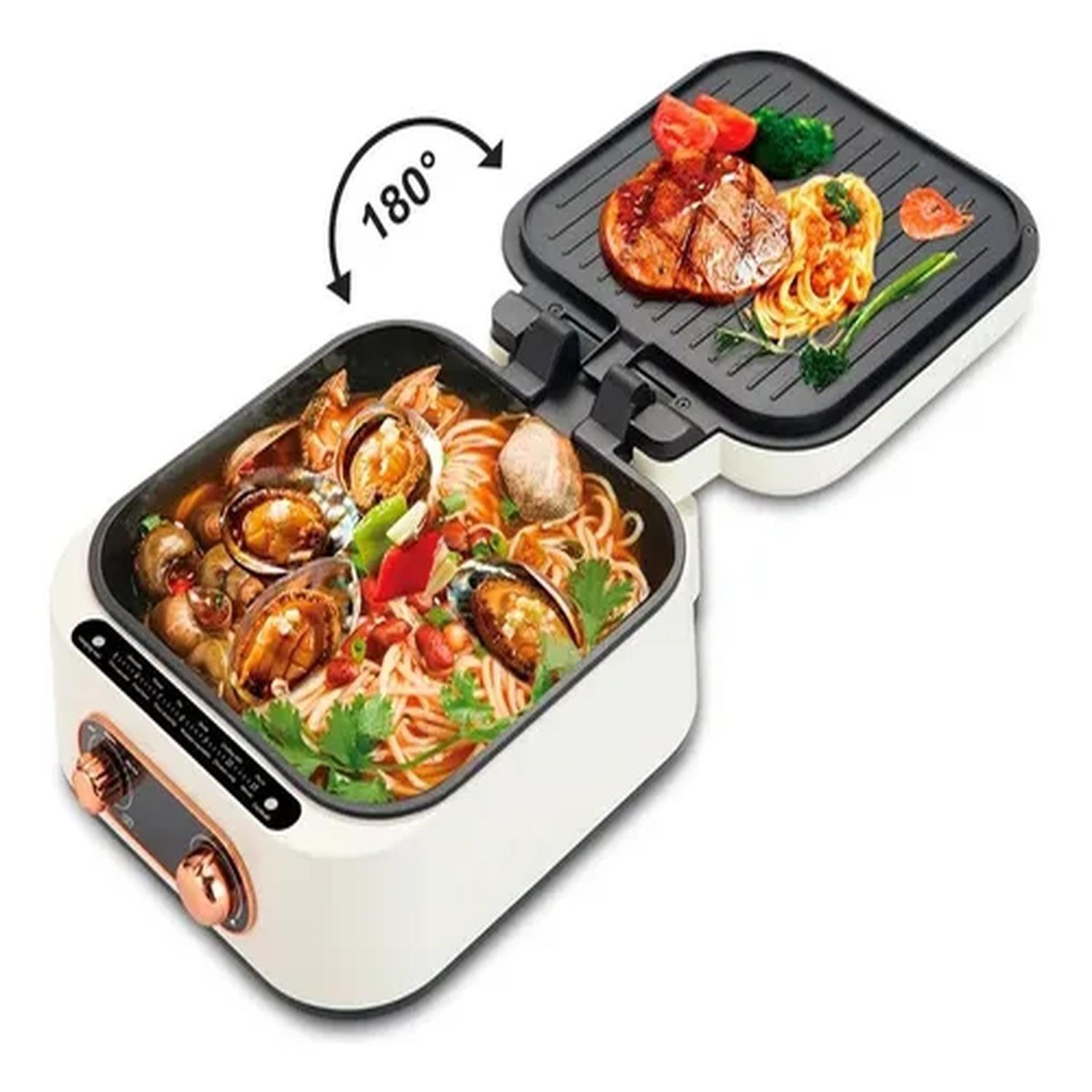 Parrilla De Olla Caliente Hot Pot Grill 3 En 1-2