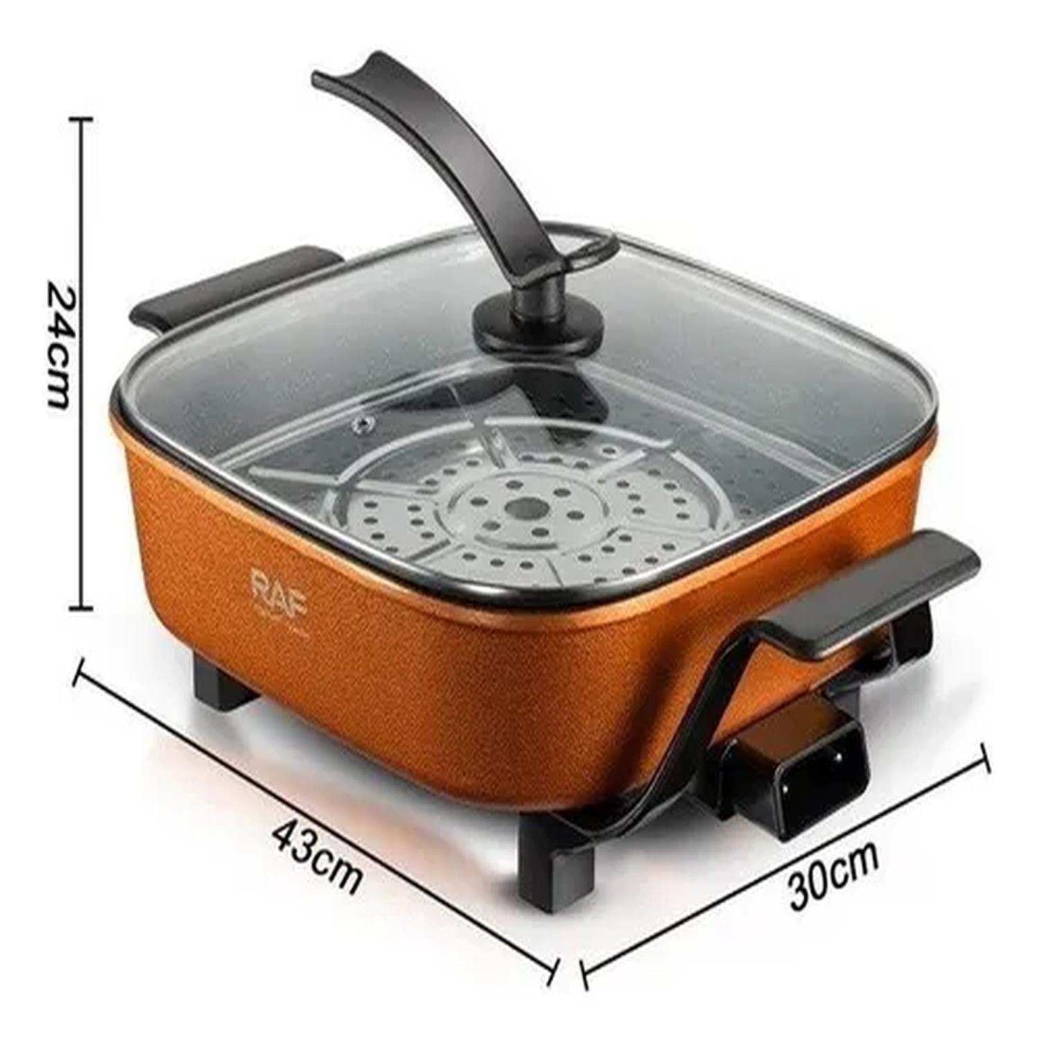 Olla Eléctrica Sartén Antiadherente Al Vapor 7L-1