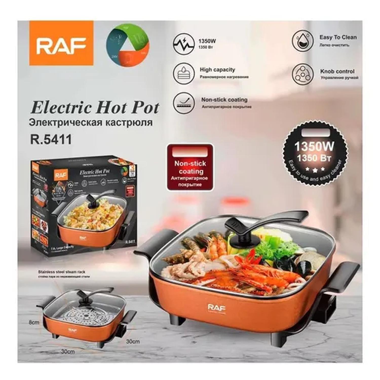 Olla Eléctrica Sartén Antiadherente Al Vapor 7L-8