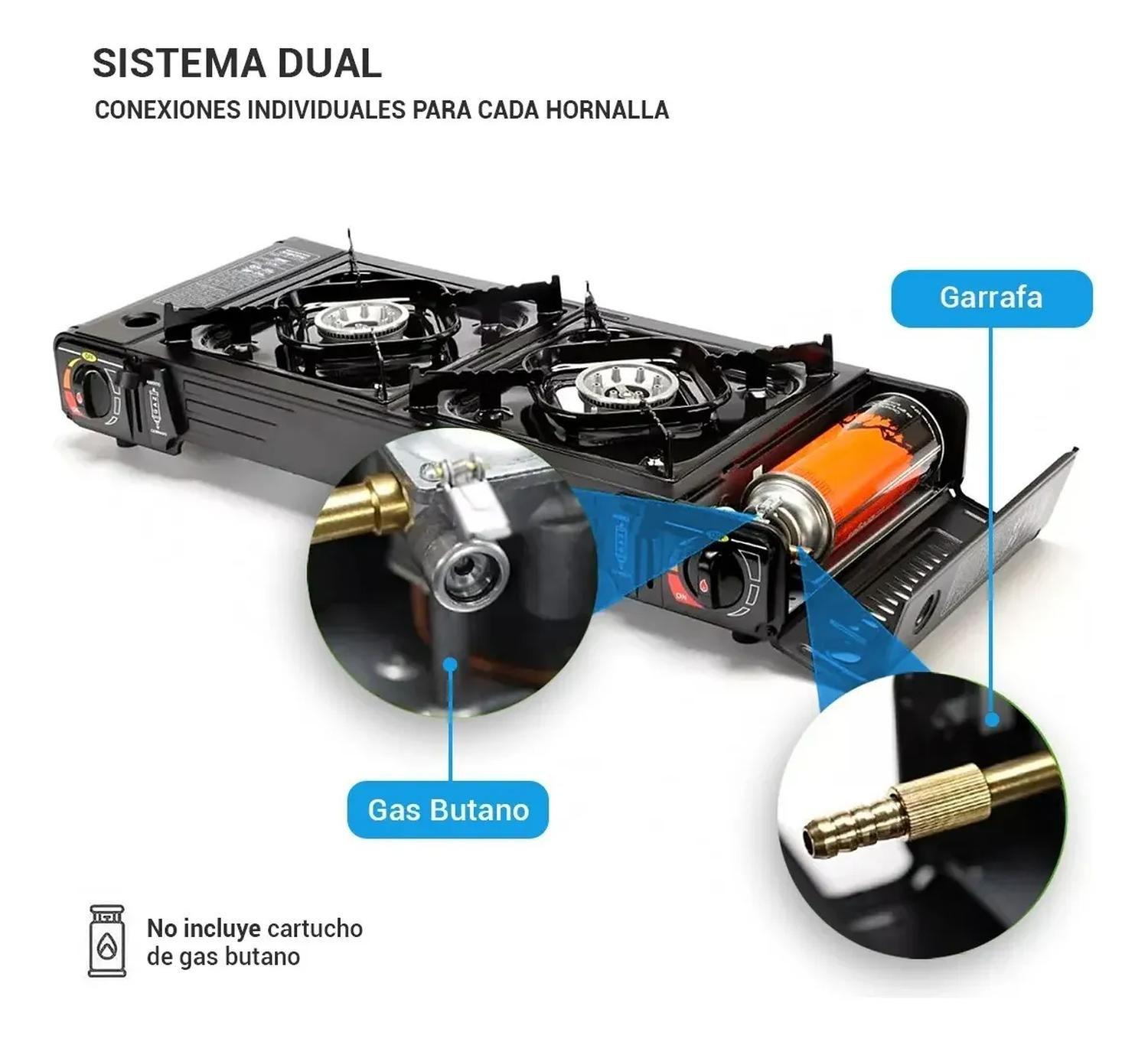 Estufa Cocina Gas Doble-2