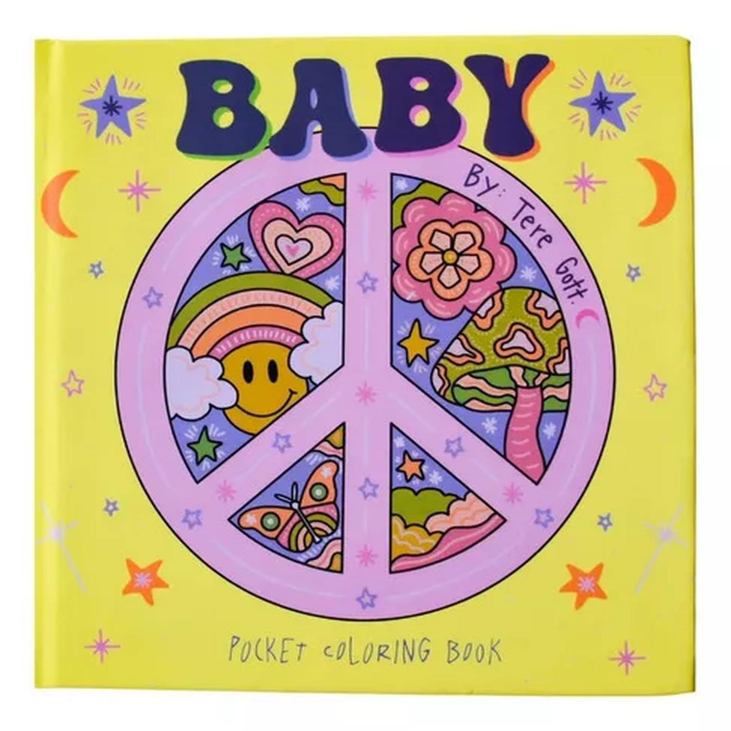 Libro Para Colorear Baby Tere Gott Con Ilustraciones Retro-1