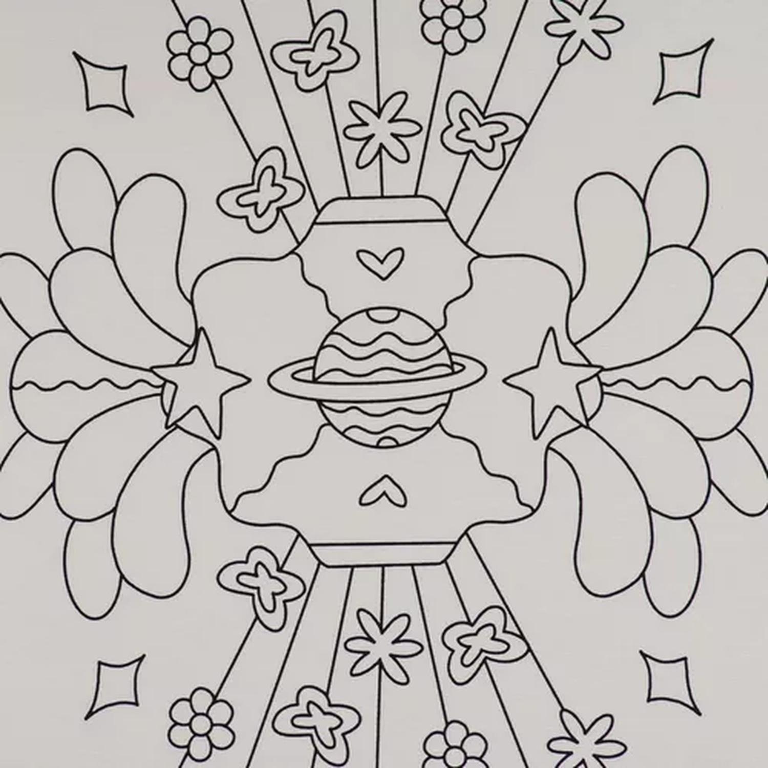 Libro Para Colorear Baby Tere Gott Con Ilustraciones Retro-5