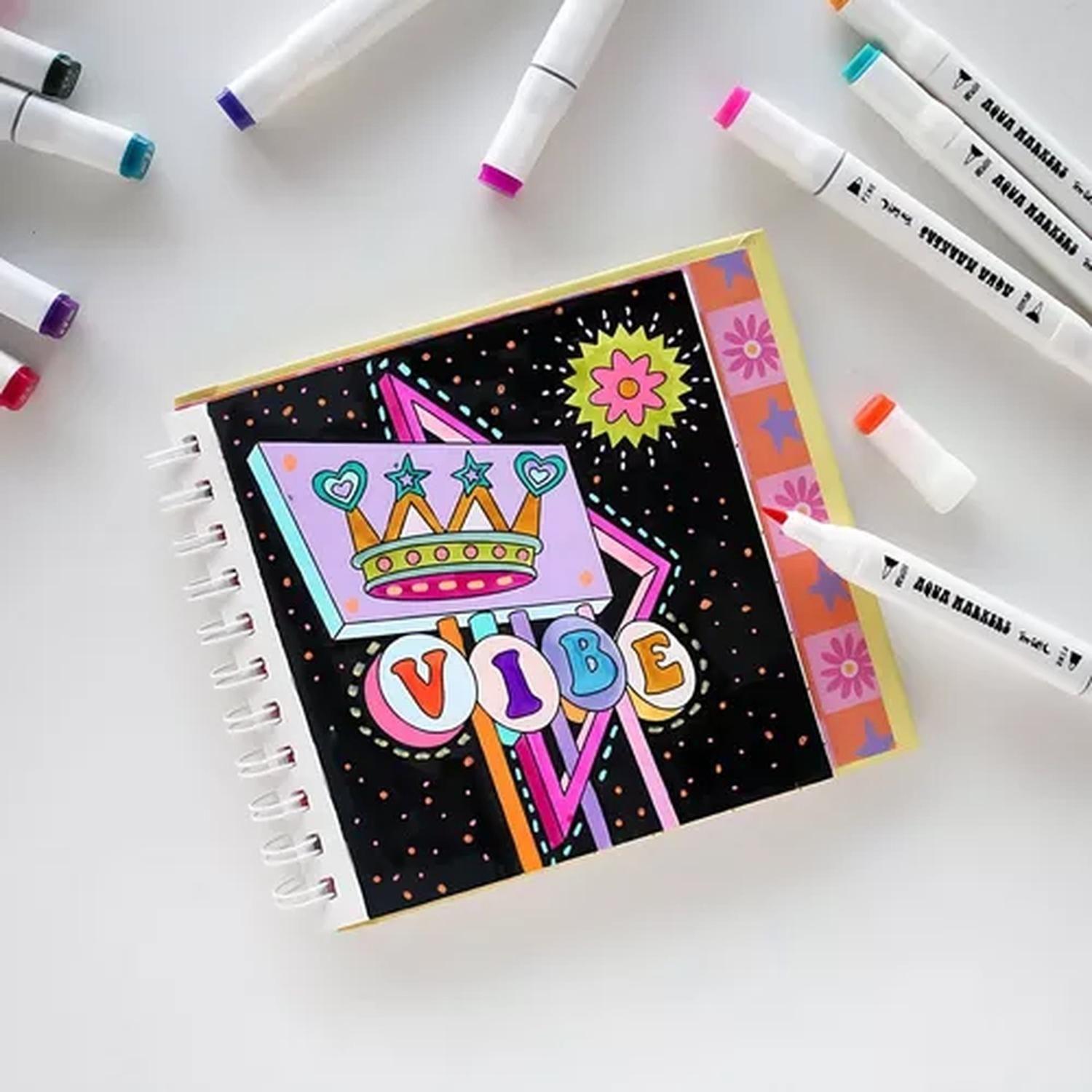 Libro Para Colorear Baby Tere Gott Con Ilustraciones Retro-6