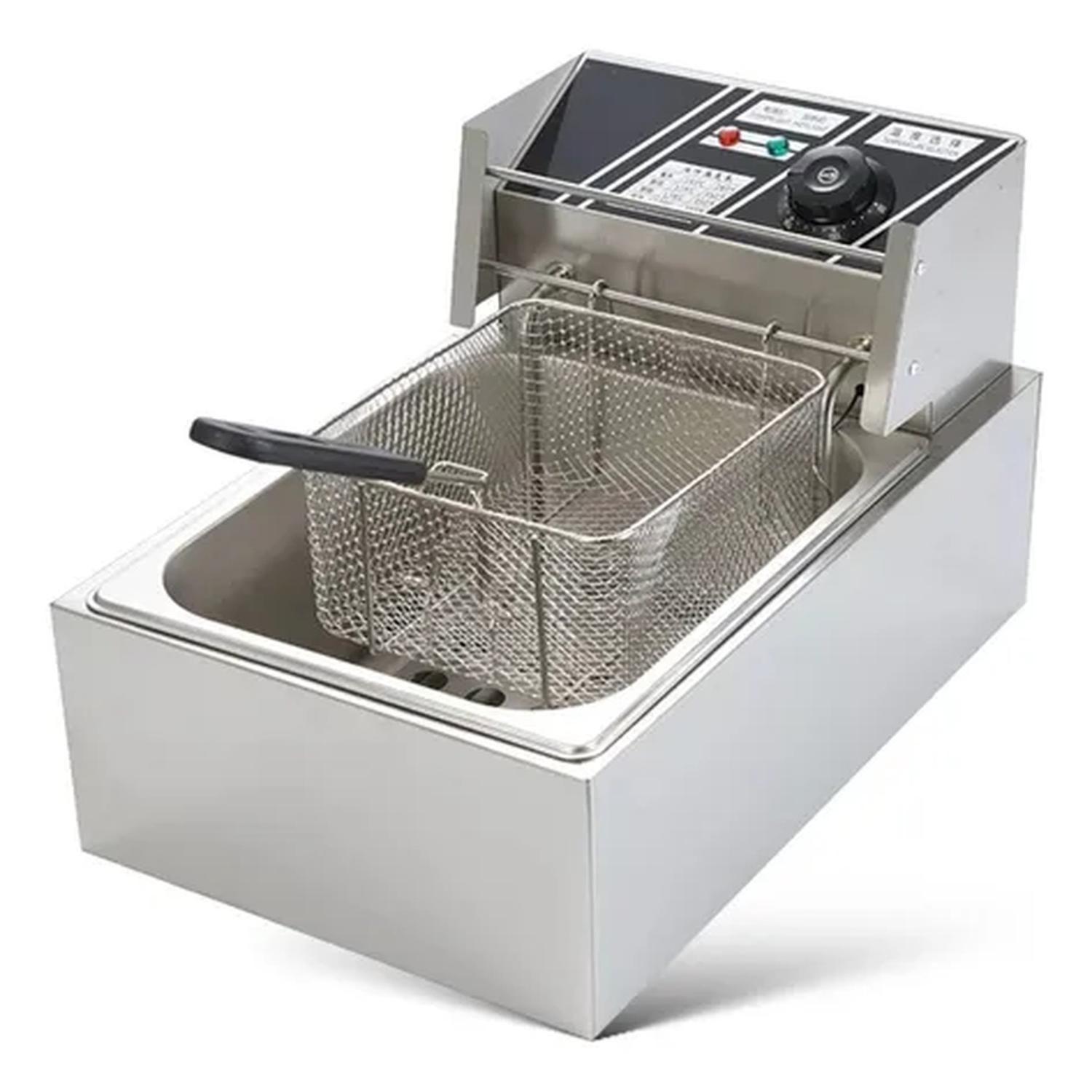 Freidora Electrica Multifuncional 5.5L Canasto-4