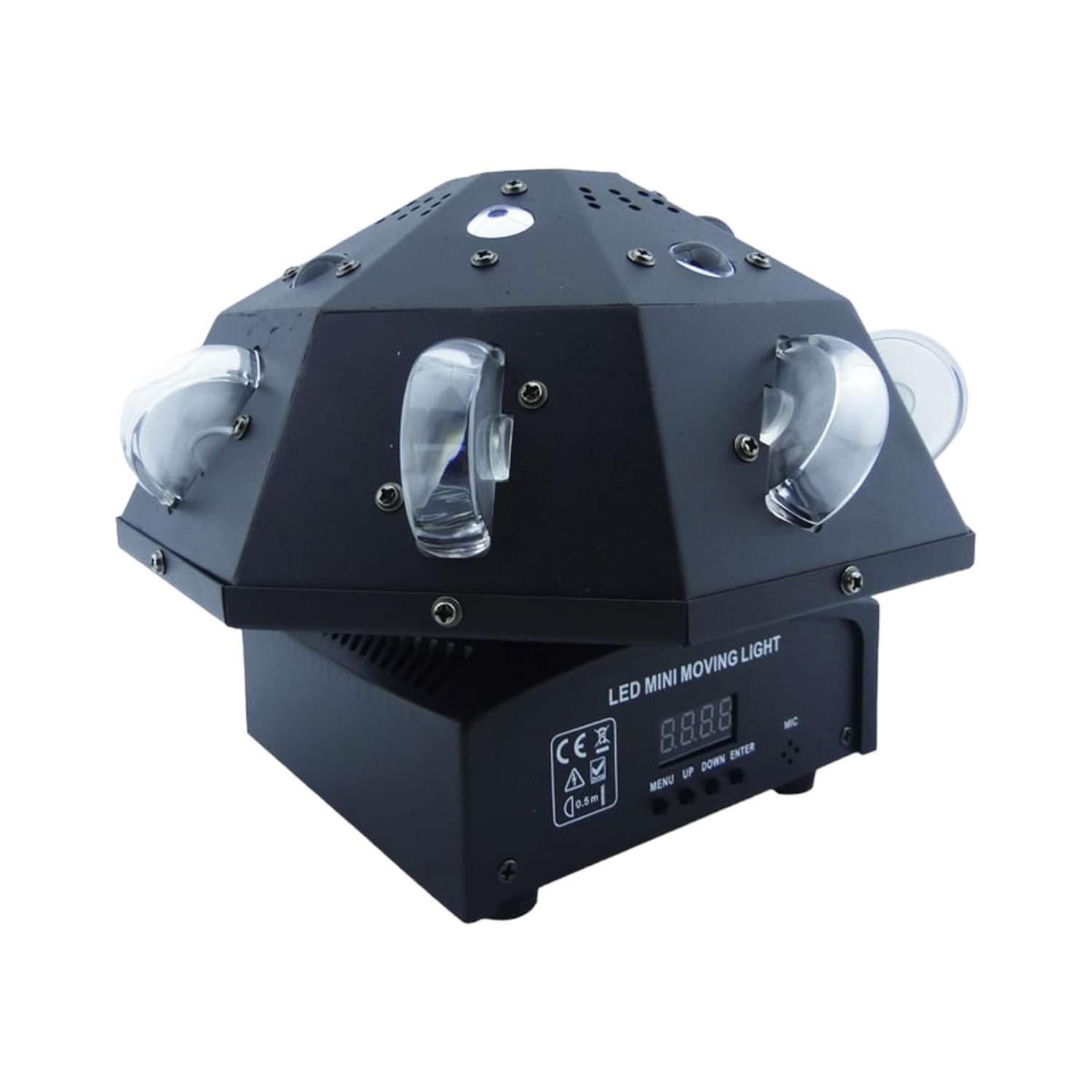 Laser Profesional UFO 16 LED RGB DMX LCD-0