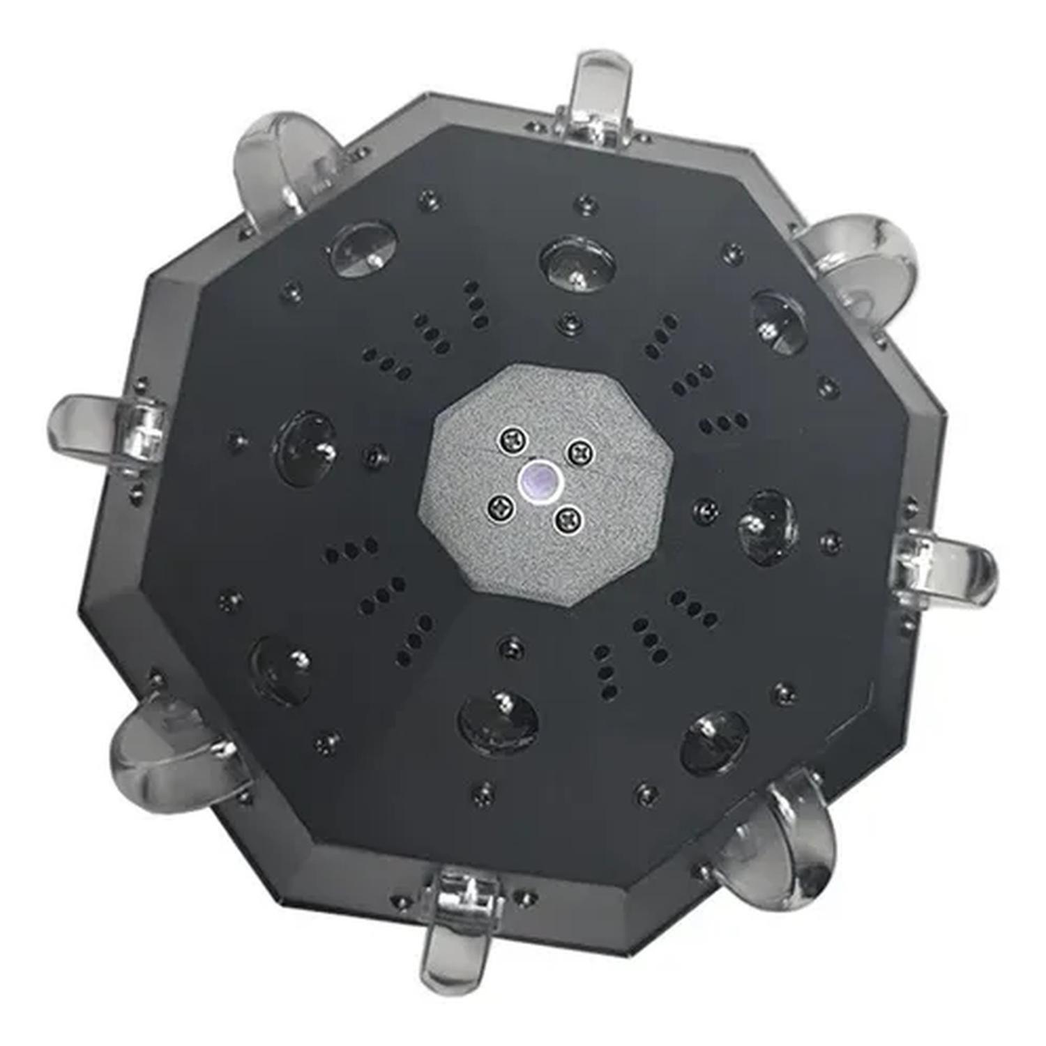 Laser Profesional UFO 16 LED RGB DMX LCD-3